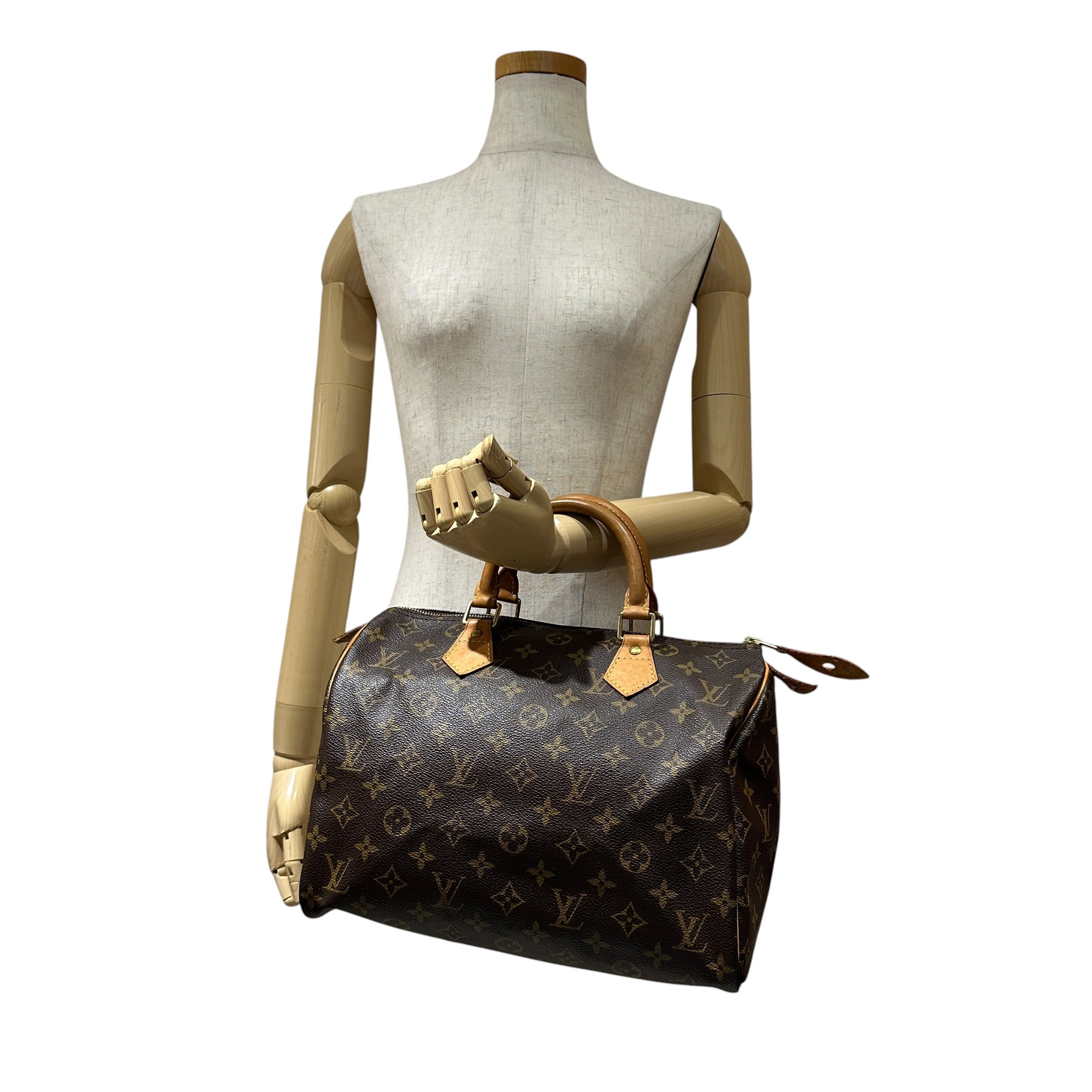 LOUIS VUITTON ルイ・ヴィトン モノグラム スピーディ30 ブラウン