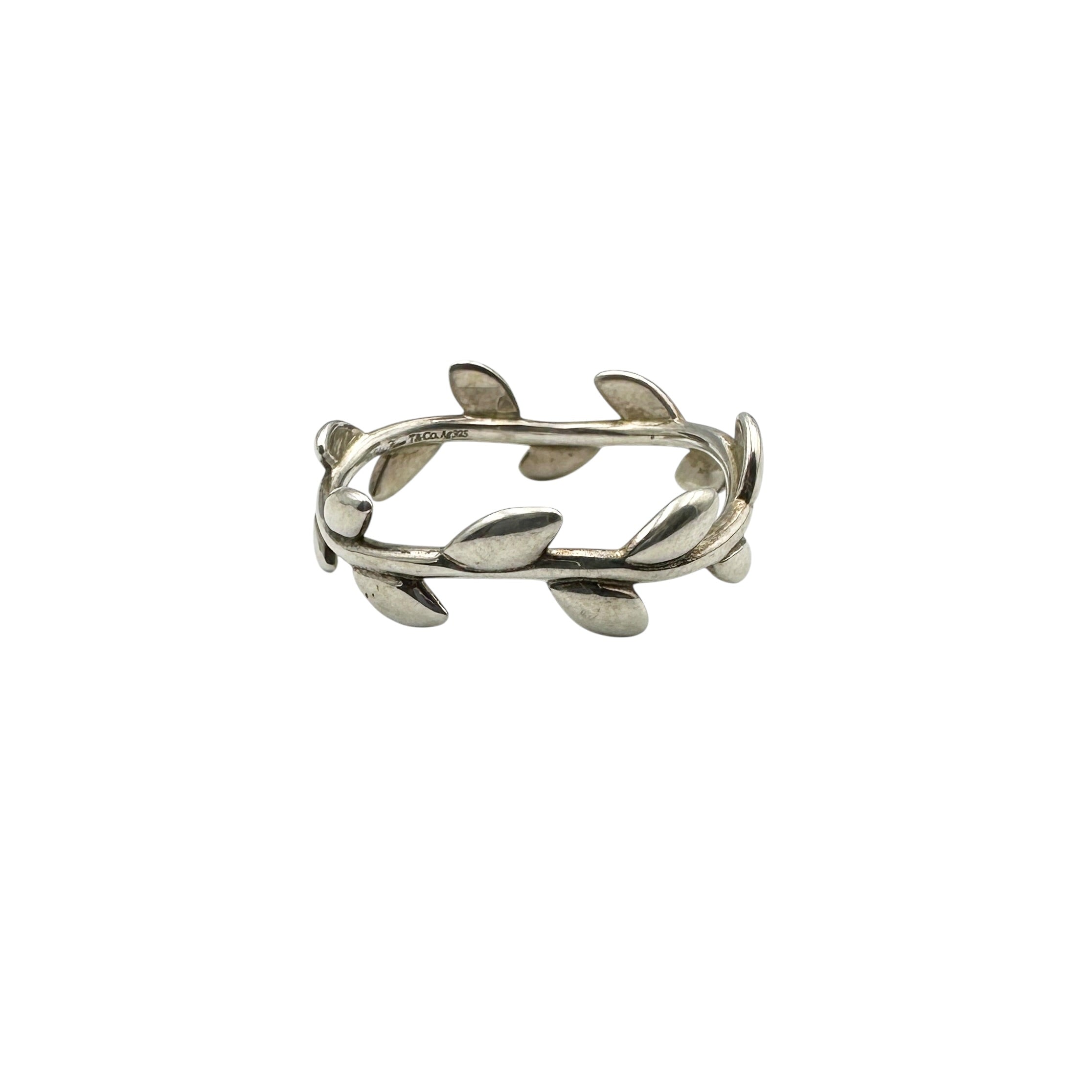 TIFFANY & Co. ティファニー オリーブリーフリング