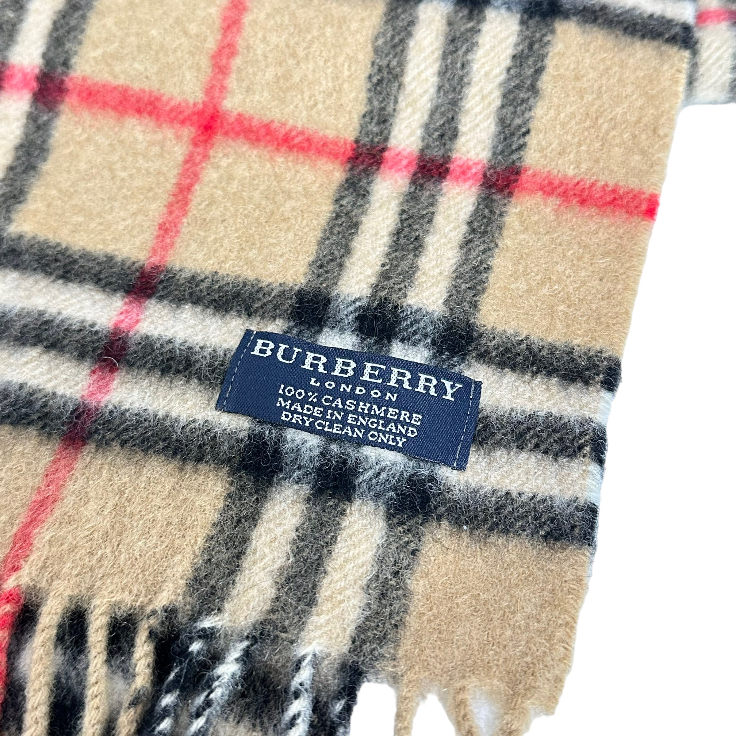 Burberry バーバリー ノバチェック カシミアマフラー