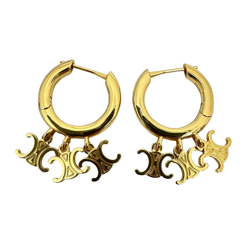 CELINE セリーヌ トリオンフ ピアス 