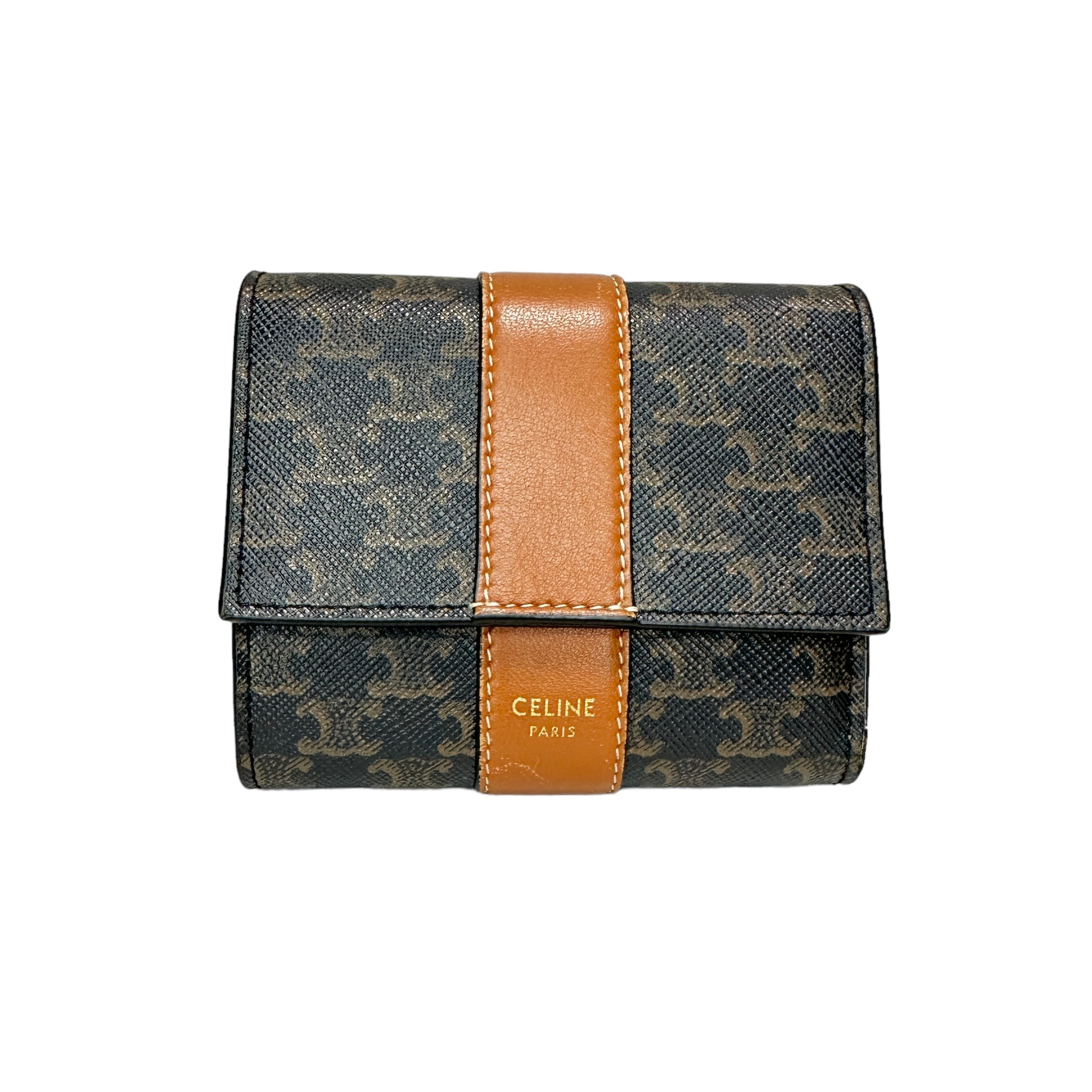 CELINE セリーヌ マカダム トリフォード ウォレット