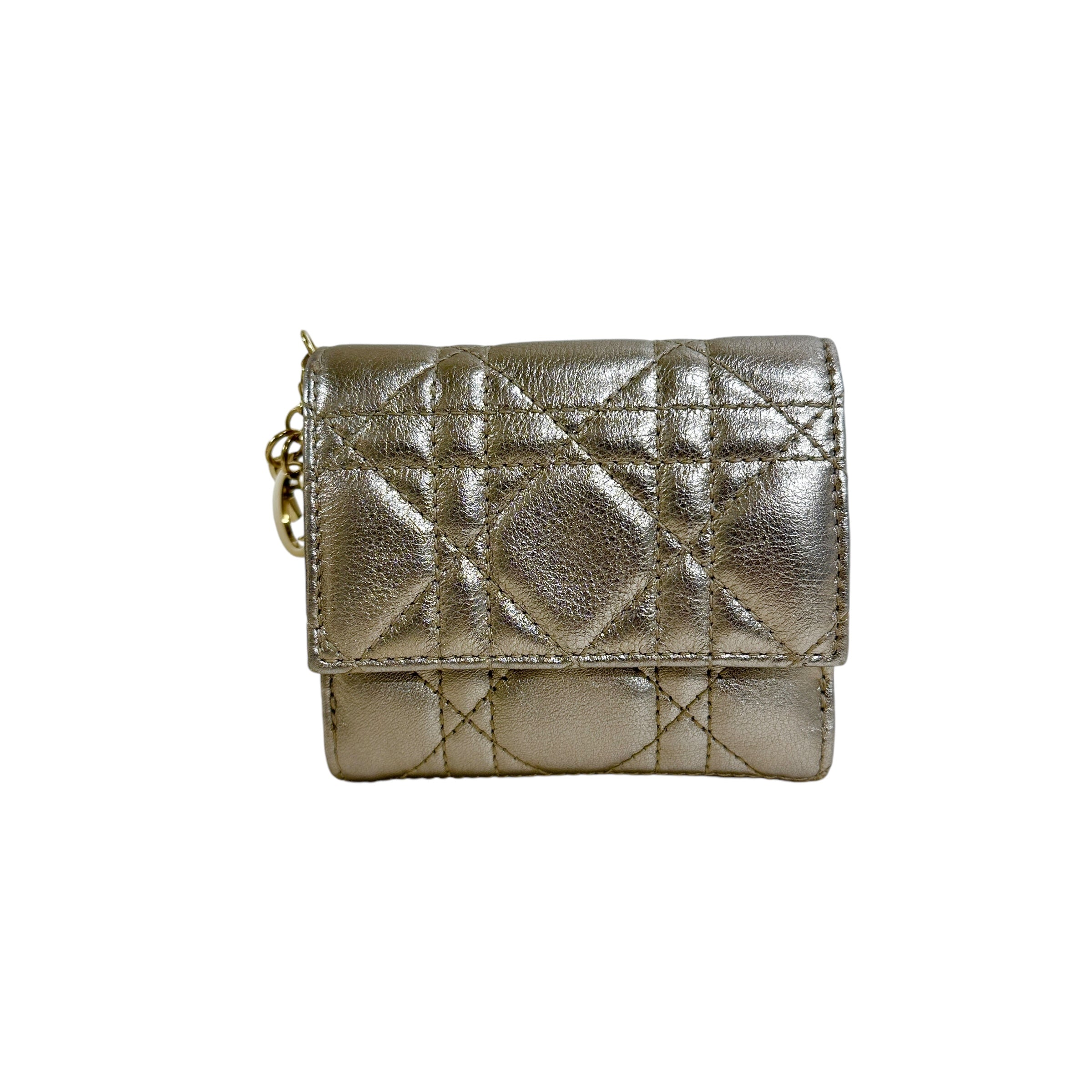Christian Dior ディオール カナージュ シャイニー コンパクトウォレット