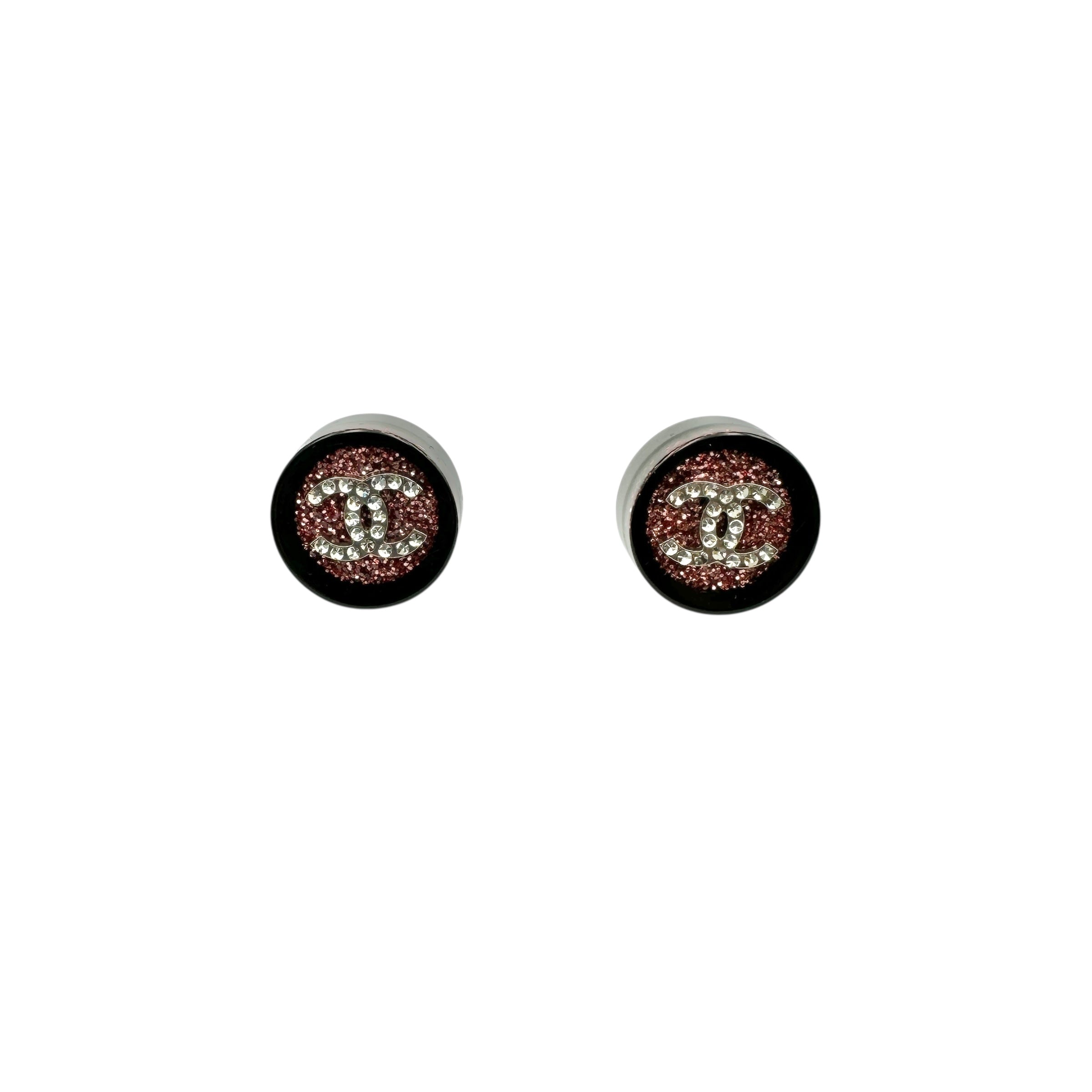 CHANEL シャネル 17S ラインストーン ピアス