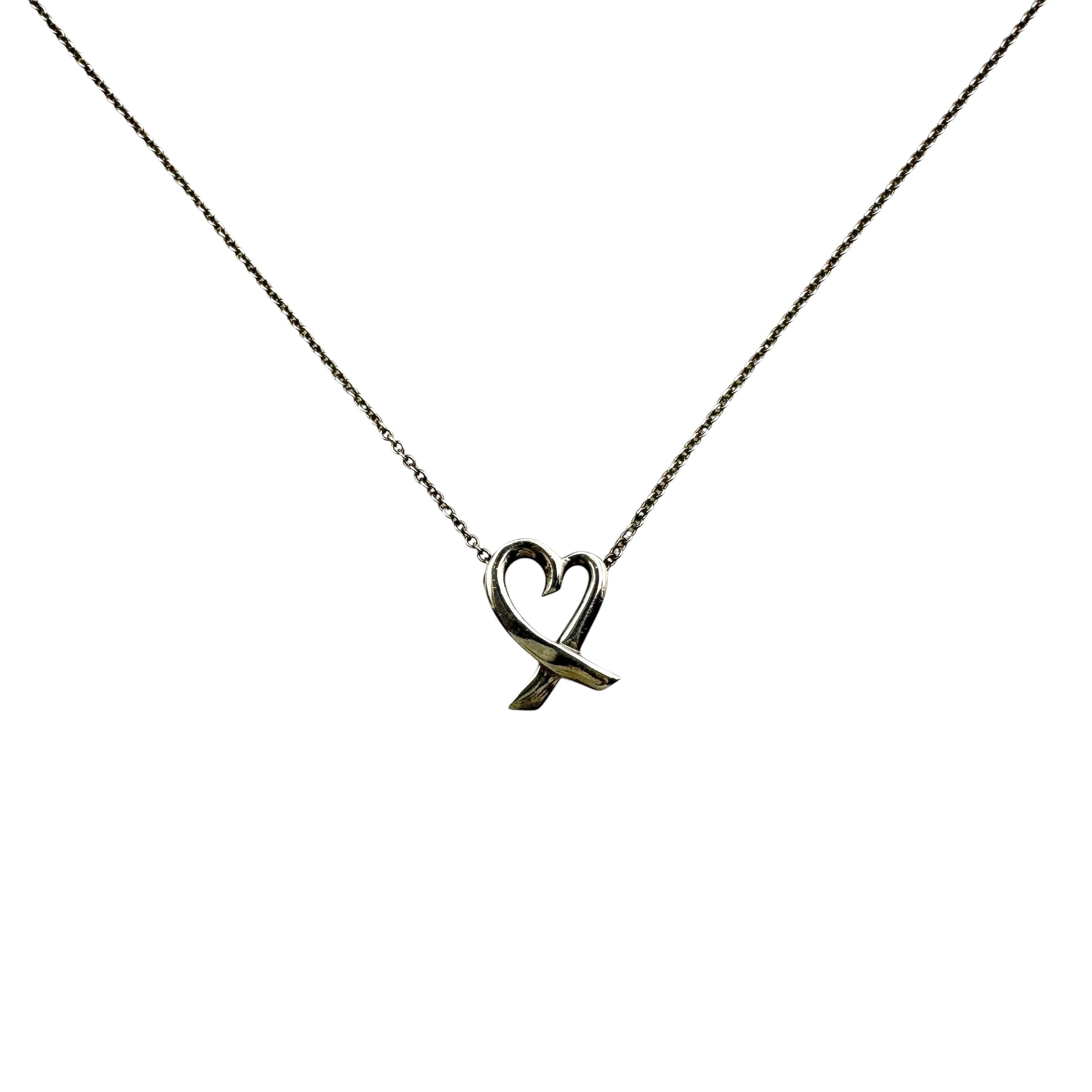 TIFFANY & Co. ティファニー ラビングハート ネックレス