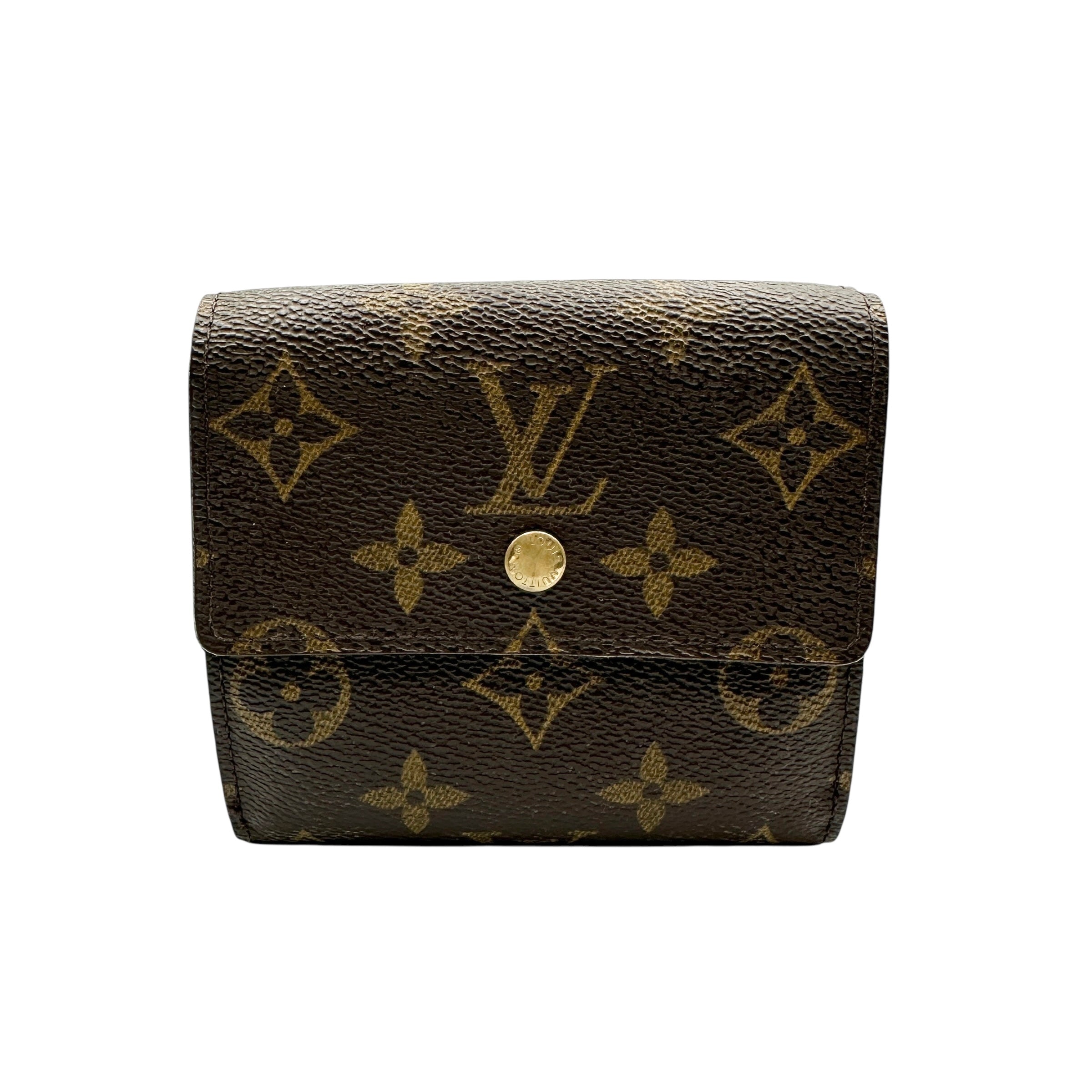 ⑦★美品♪モノグラム Wホック折財布 LOUIS VUITTON ルイ・ヴィトン モノグラム Wホック財布