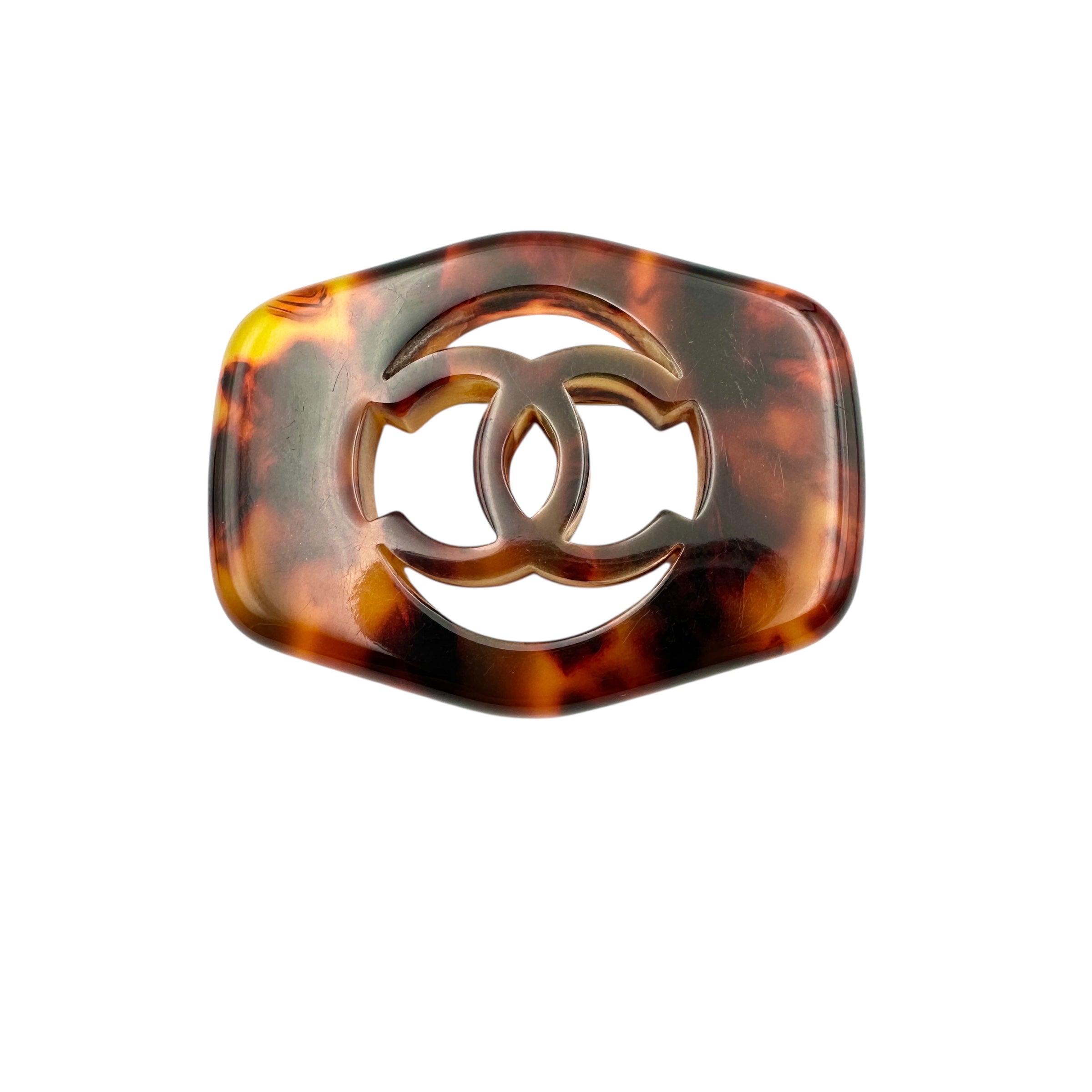 CHANEL シャネル べっ甲 ブローチ