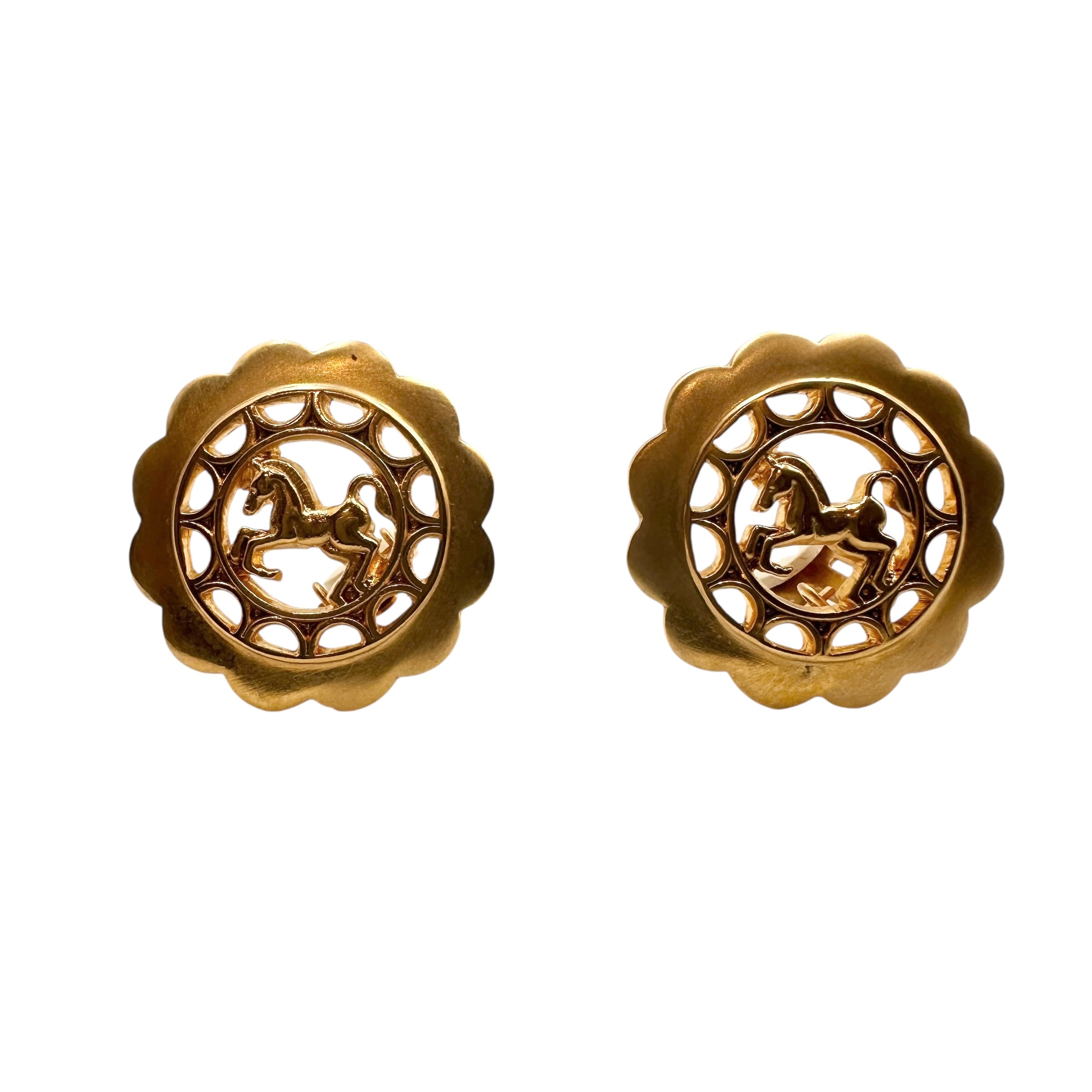 HERMES エルメス ホース イヤリング