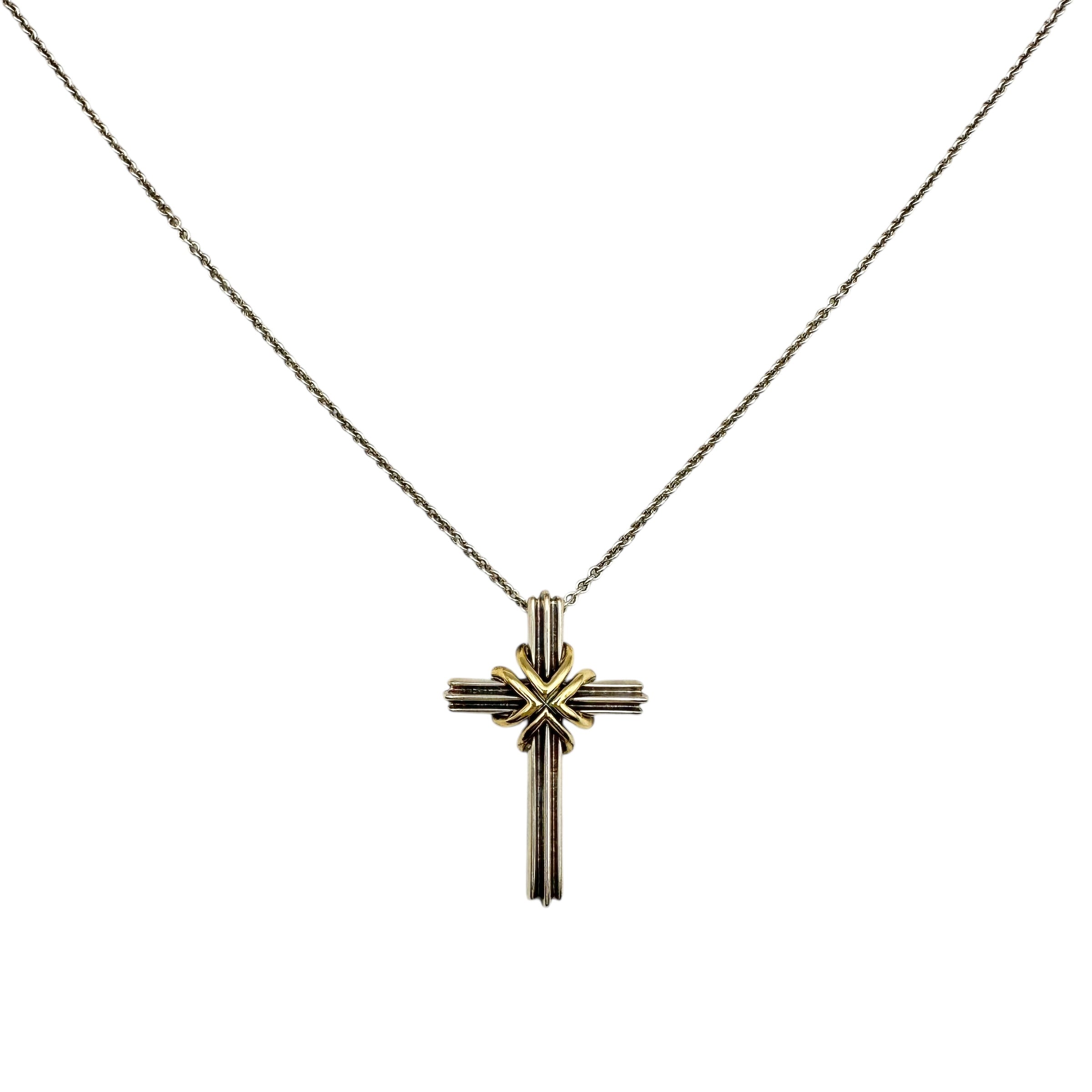 TIFFANY & Co. ティファニー シグネチャー クロス ネックレス