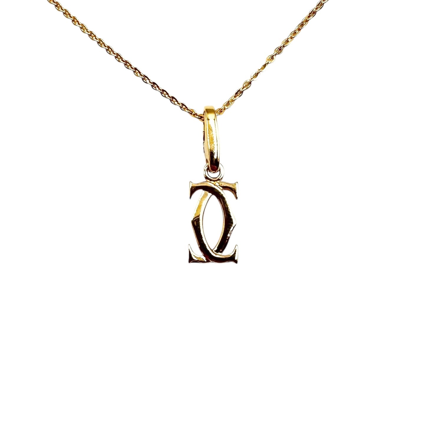 Cartier カルティエ 2Ⅽチャーム ネックレス
