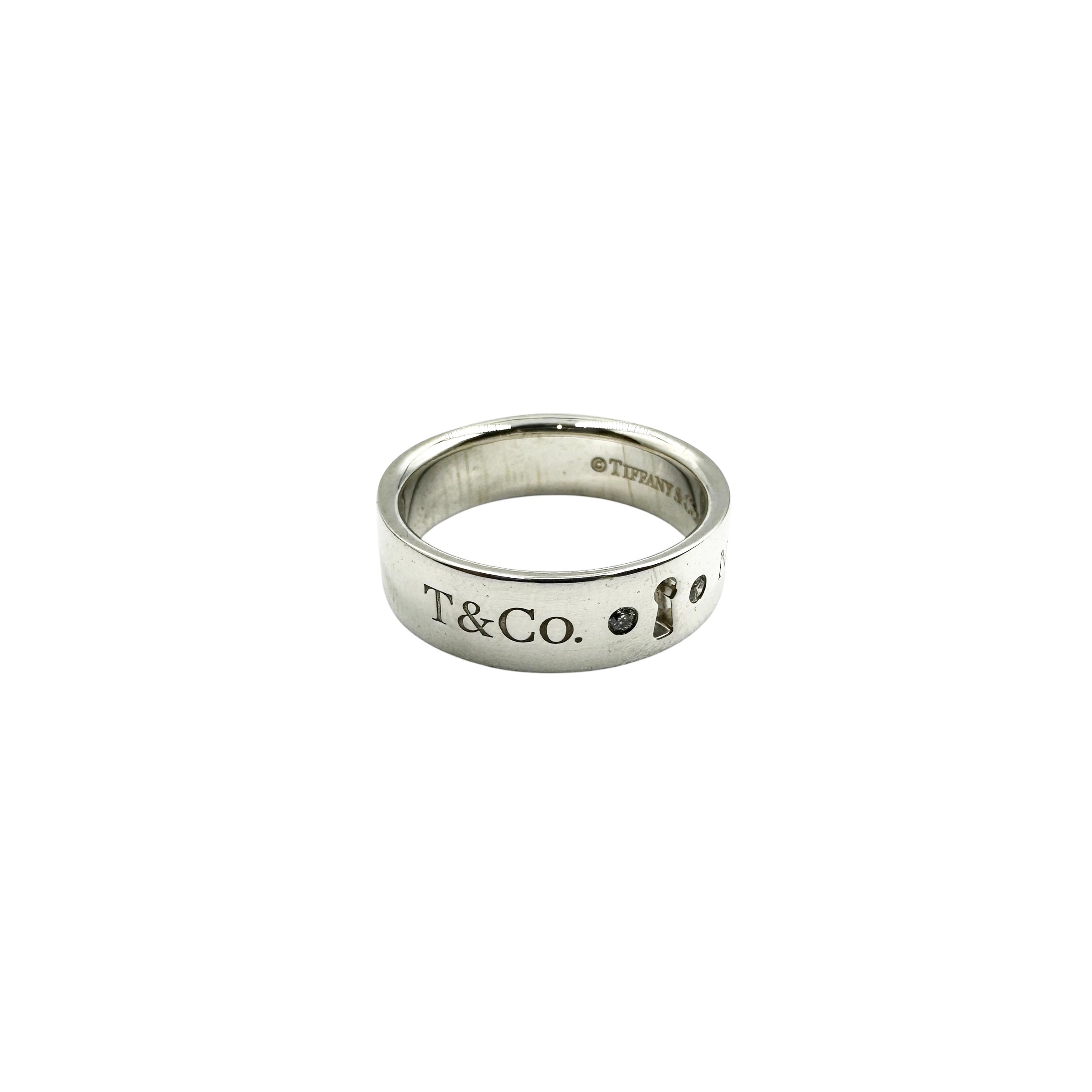 TIFFANY & Co. ティファニー NYロック 2Pダイヤ リング