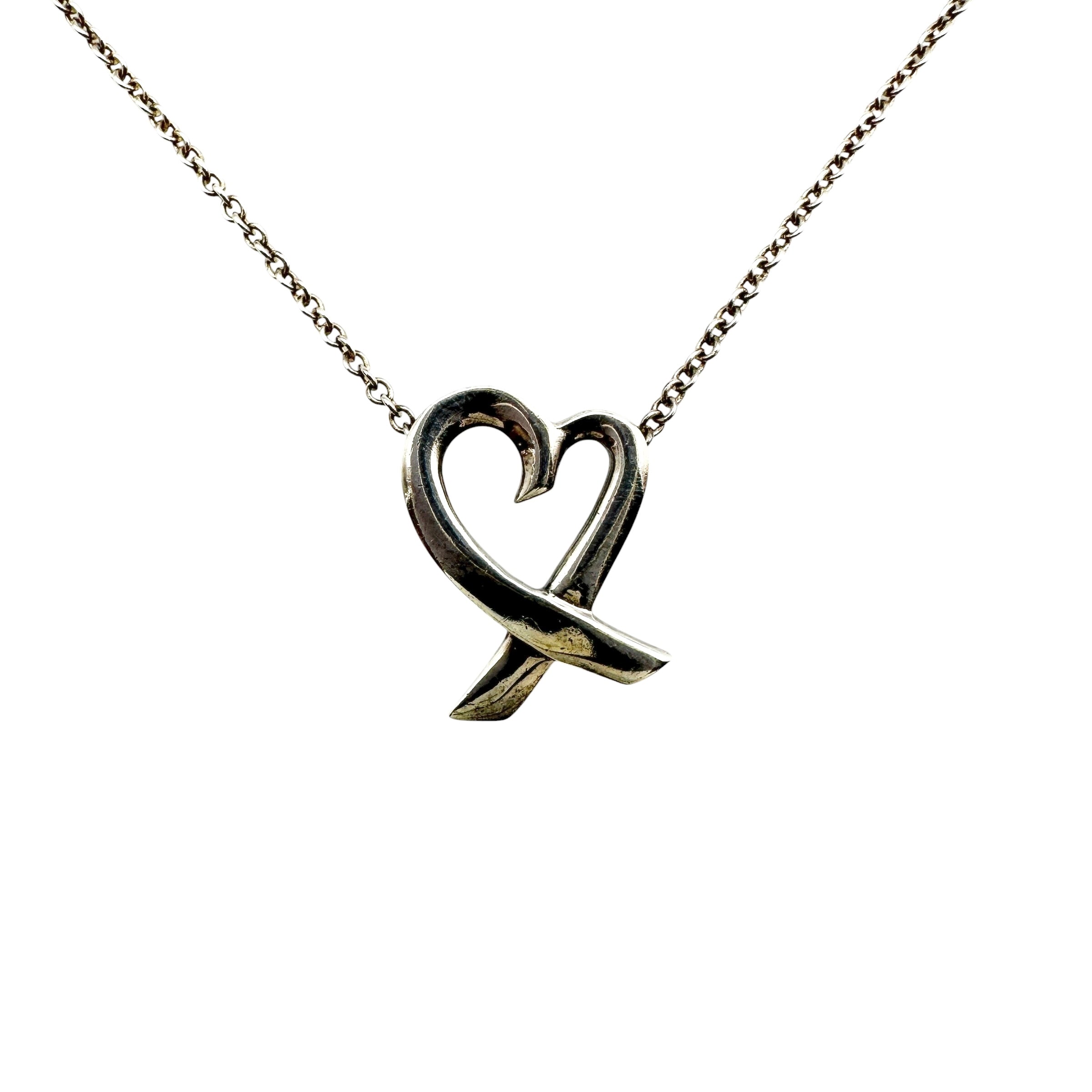 TIFFANY & Co. ティファニー ラビングハート ネックレス