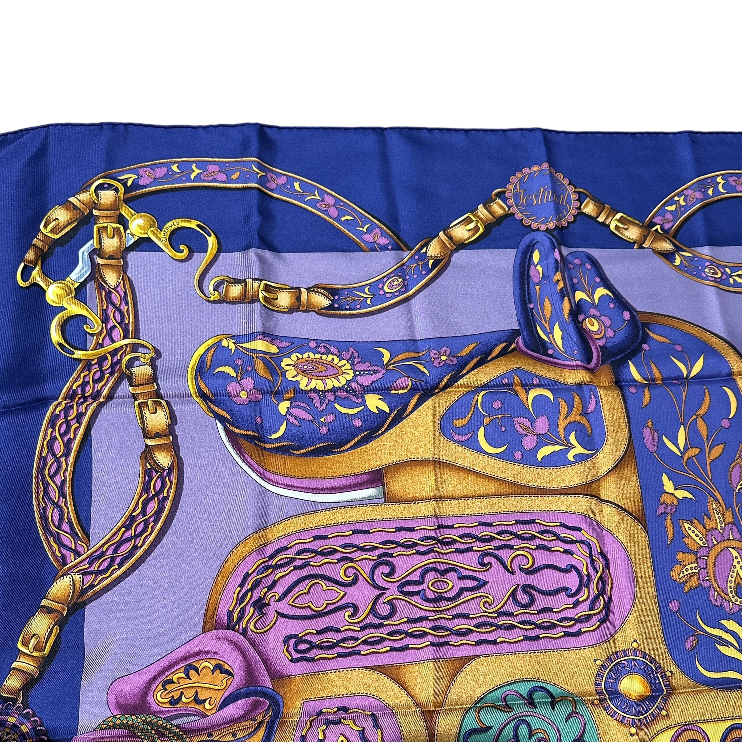 HERMES エルメス カレ90 フェスティバル