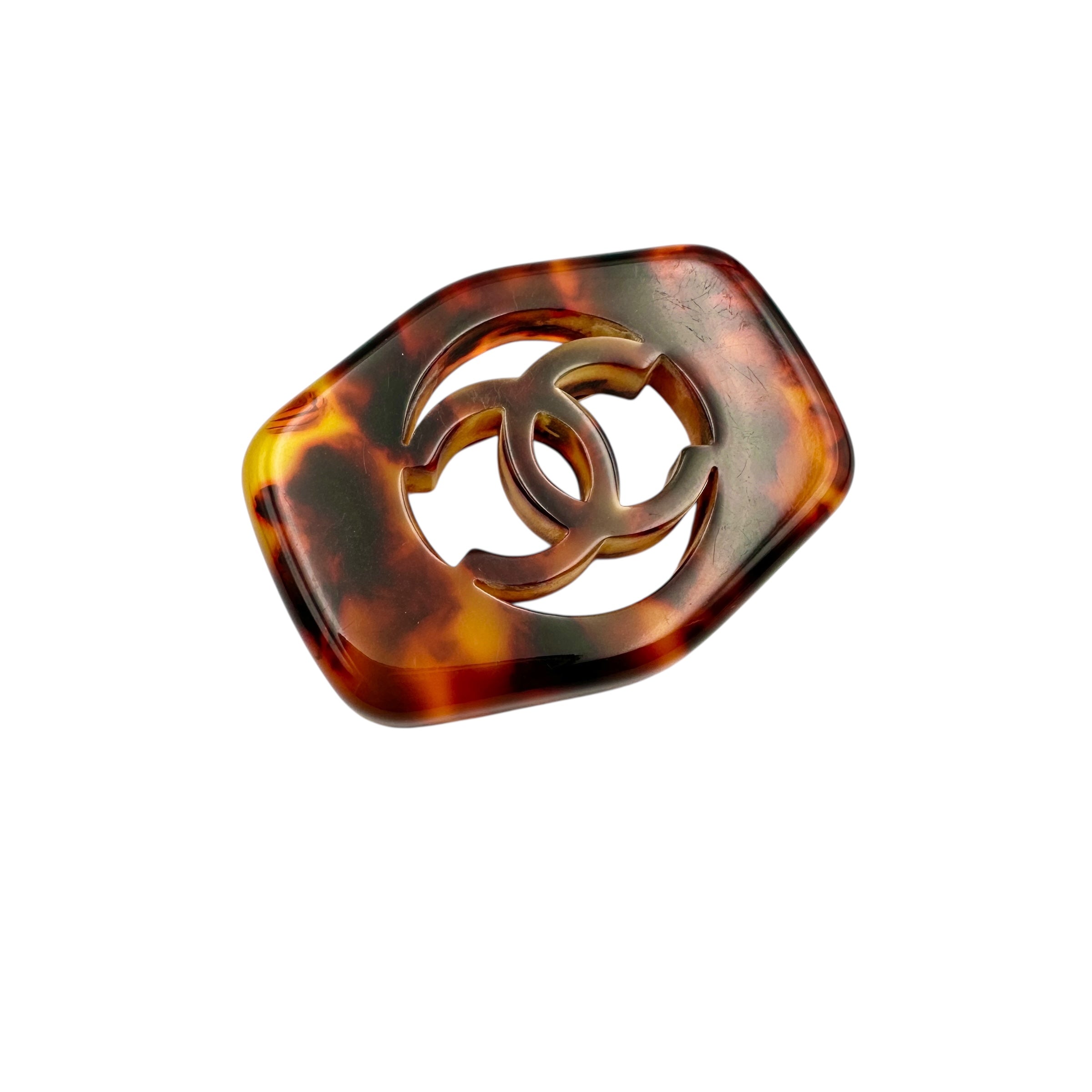 CHANEL シャネル べっ甲 ブローチ