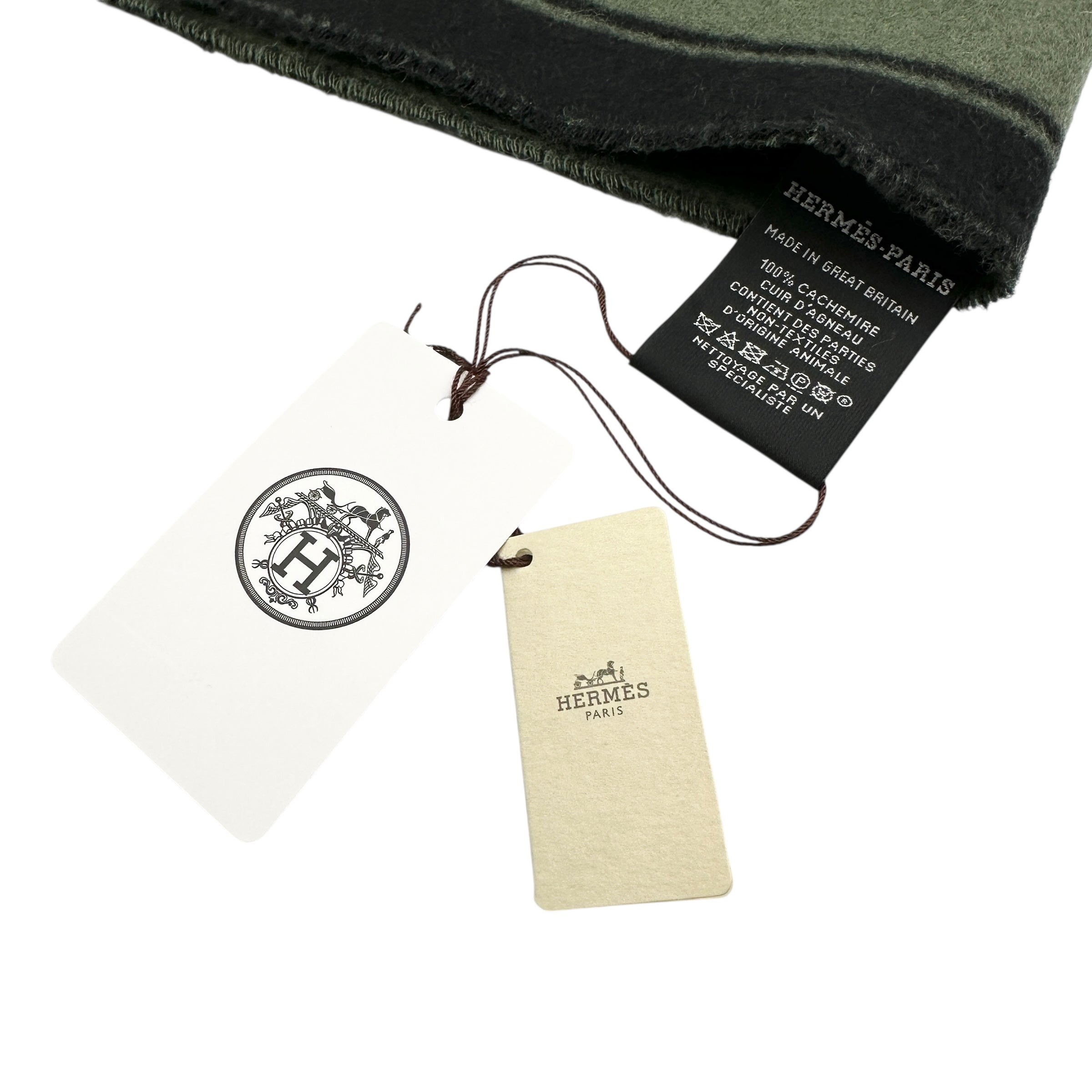 HERMES エルメス カシミヤマフラー 「モール」