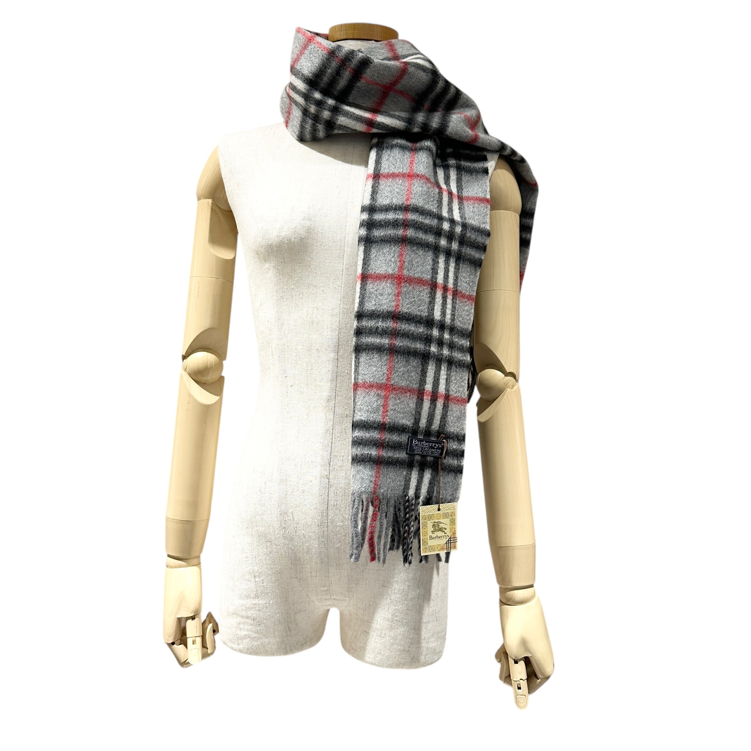 Burberry バーバリー ノバチェック カシミアマフラー