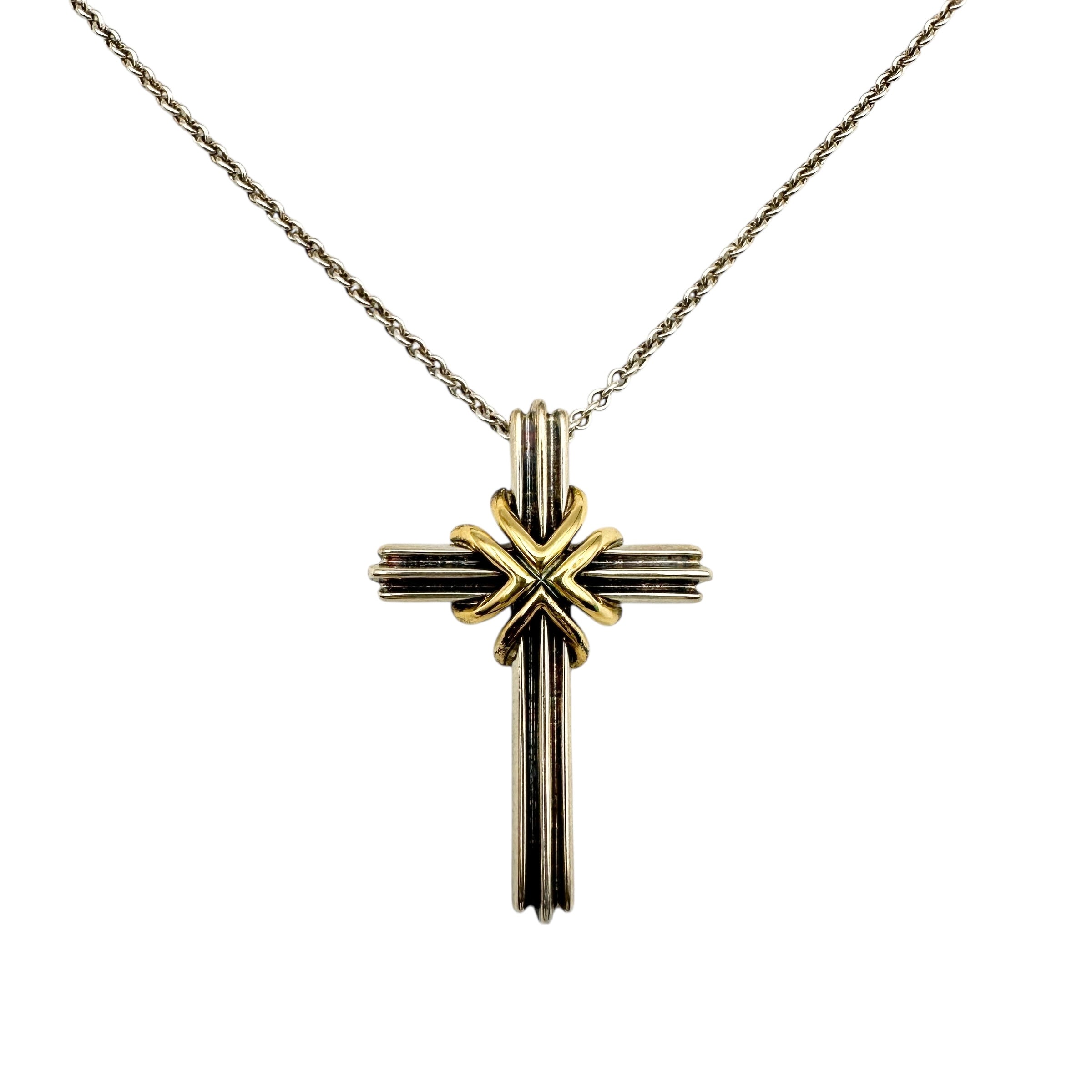 TIFFANY & Co. ティファニー シグネチャー クロス ネックレス