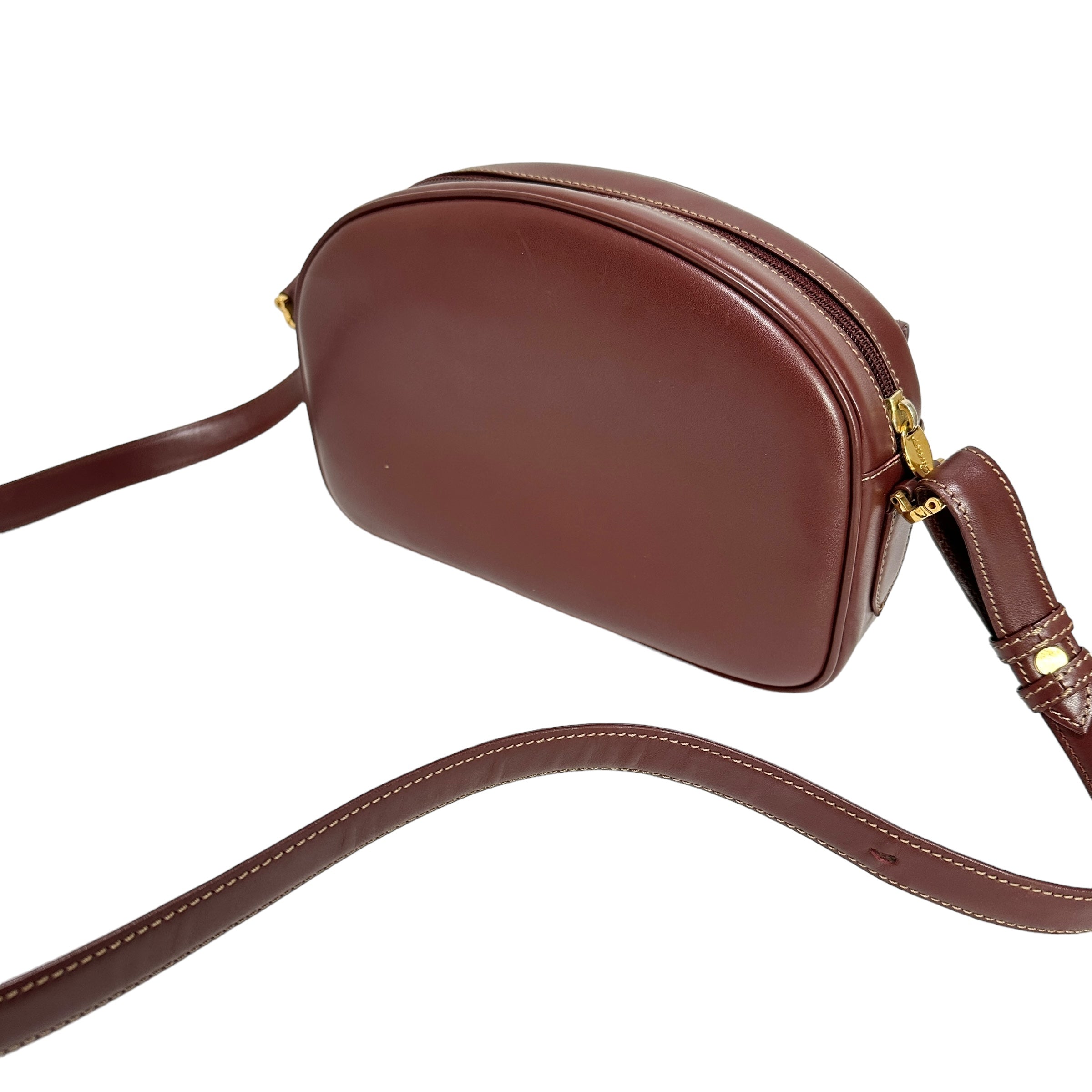 Cartier カルティエ レザーショルダーバッグ