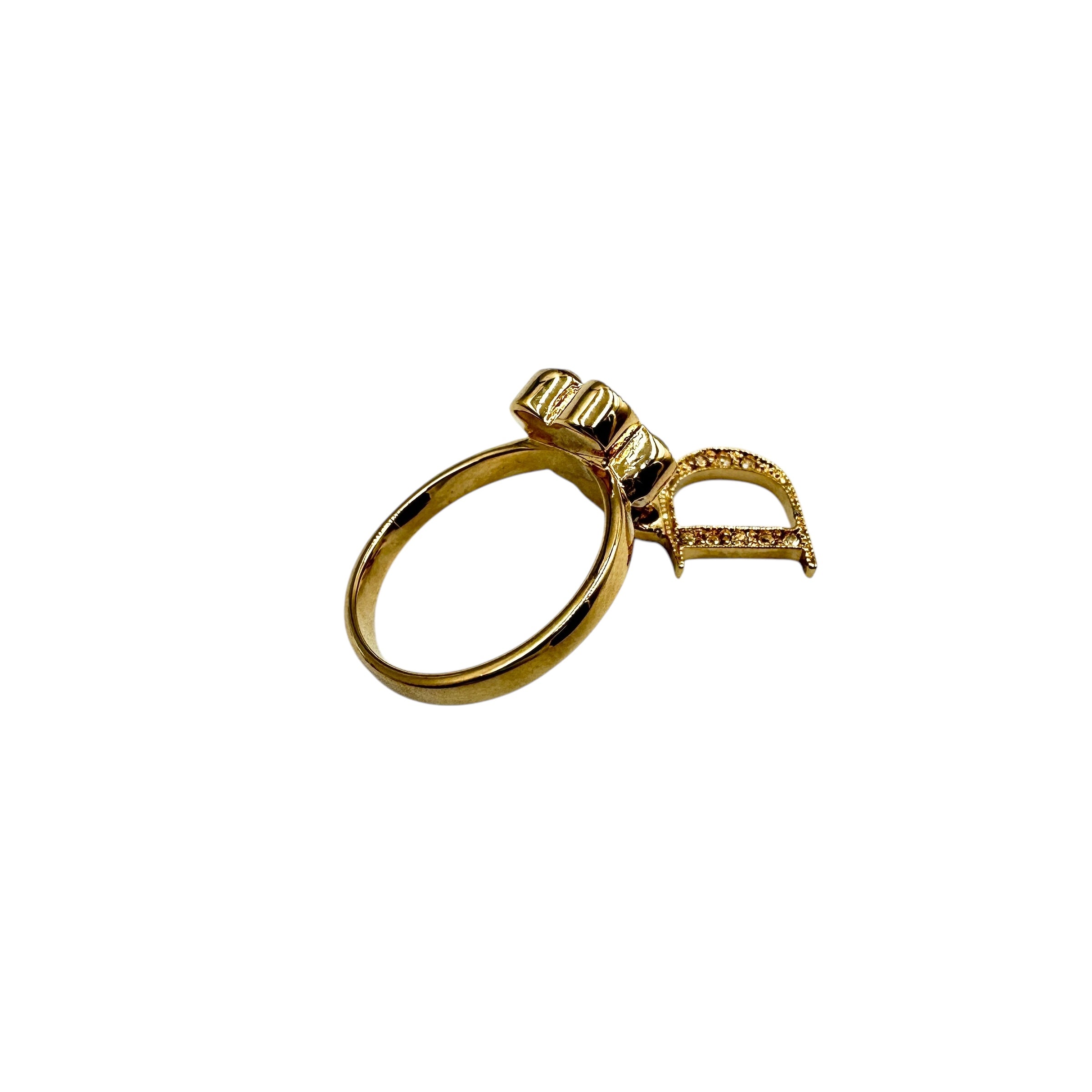 Christian Dior ディオール Dロゴ リング