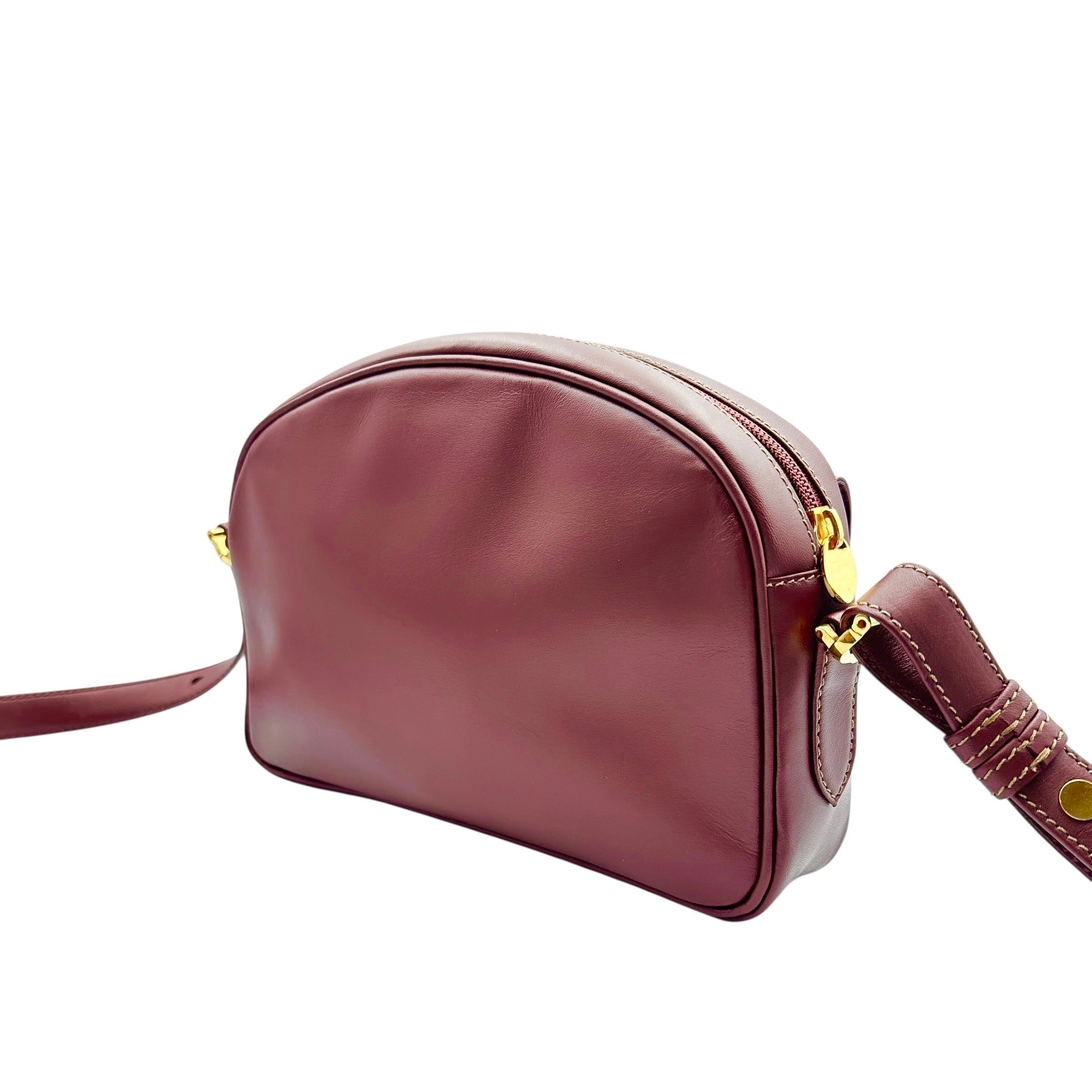 【美品】●Cartier カルティエ ●ショルダーバッグ  肩掛け鞄 収納袋付 Cartier カルティエ マスト ショルダーバッグ