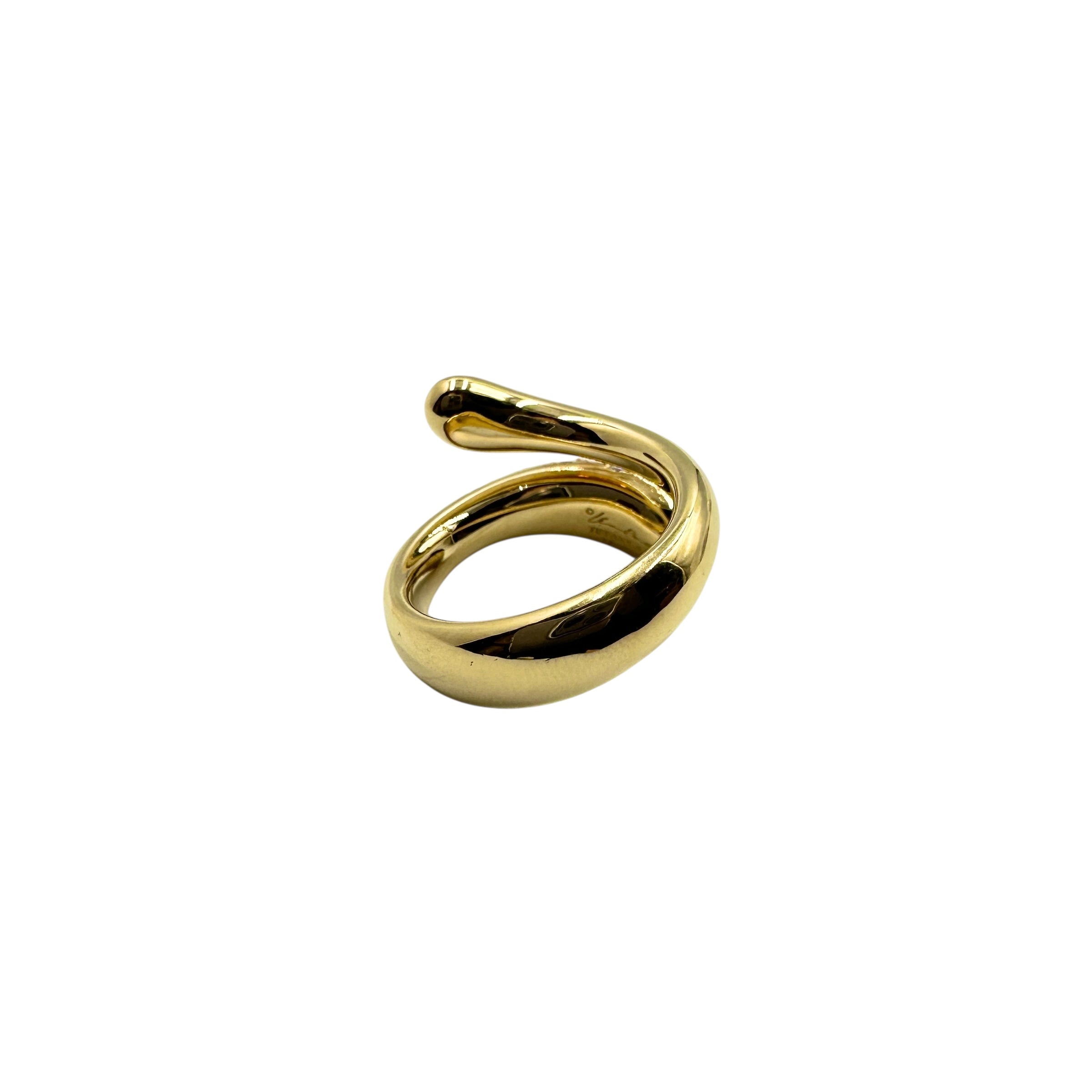 TIFFANY & Co. ティファニー エロンゲイテッド ティアドロップ ダイヤリング