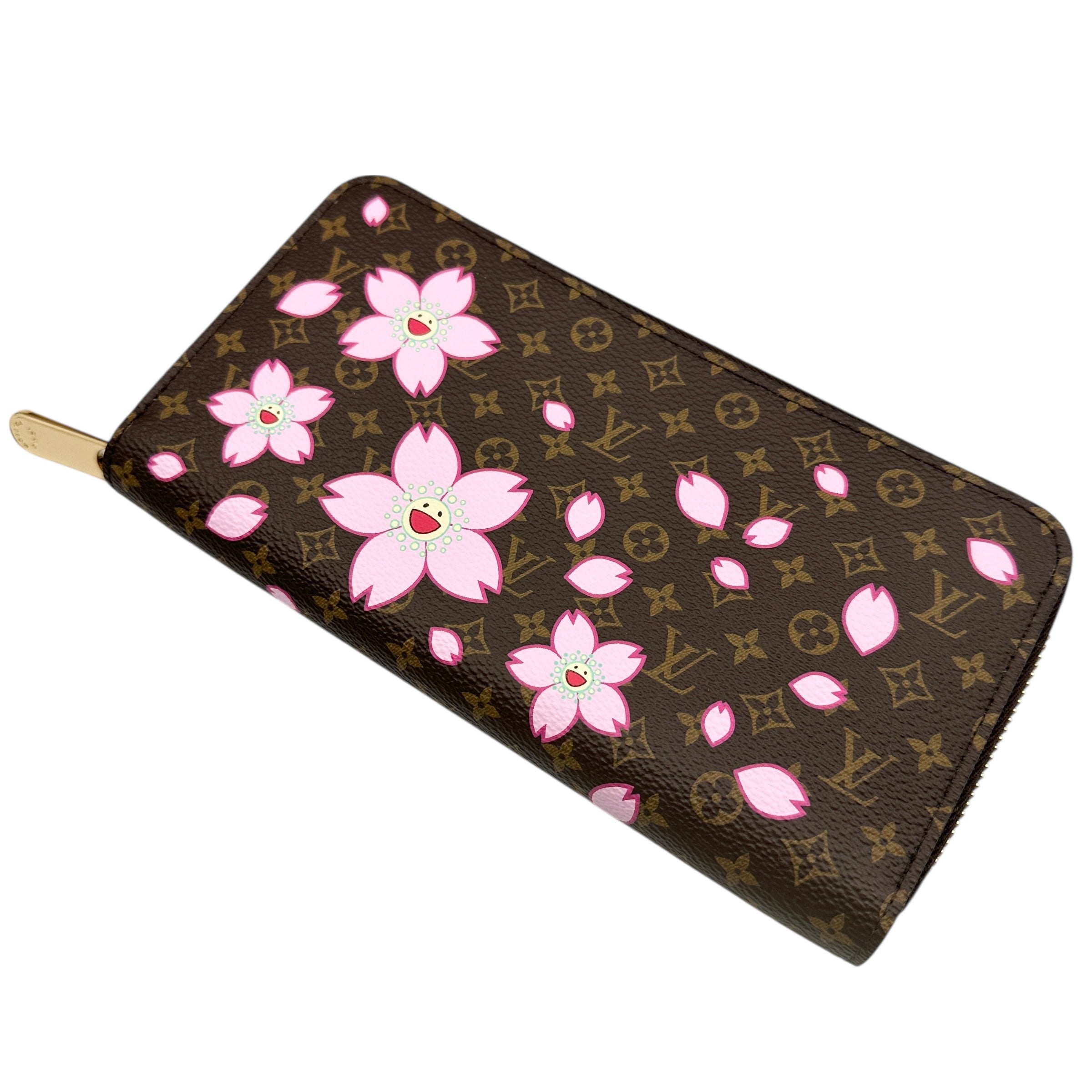 LOUIS VUITTON ルイ・ヴィトン モノグラム M13433 ジッピーウォレット 村上隆