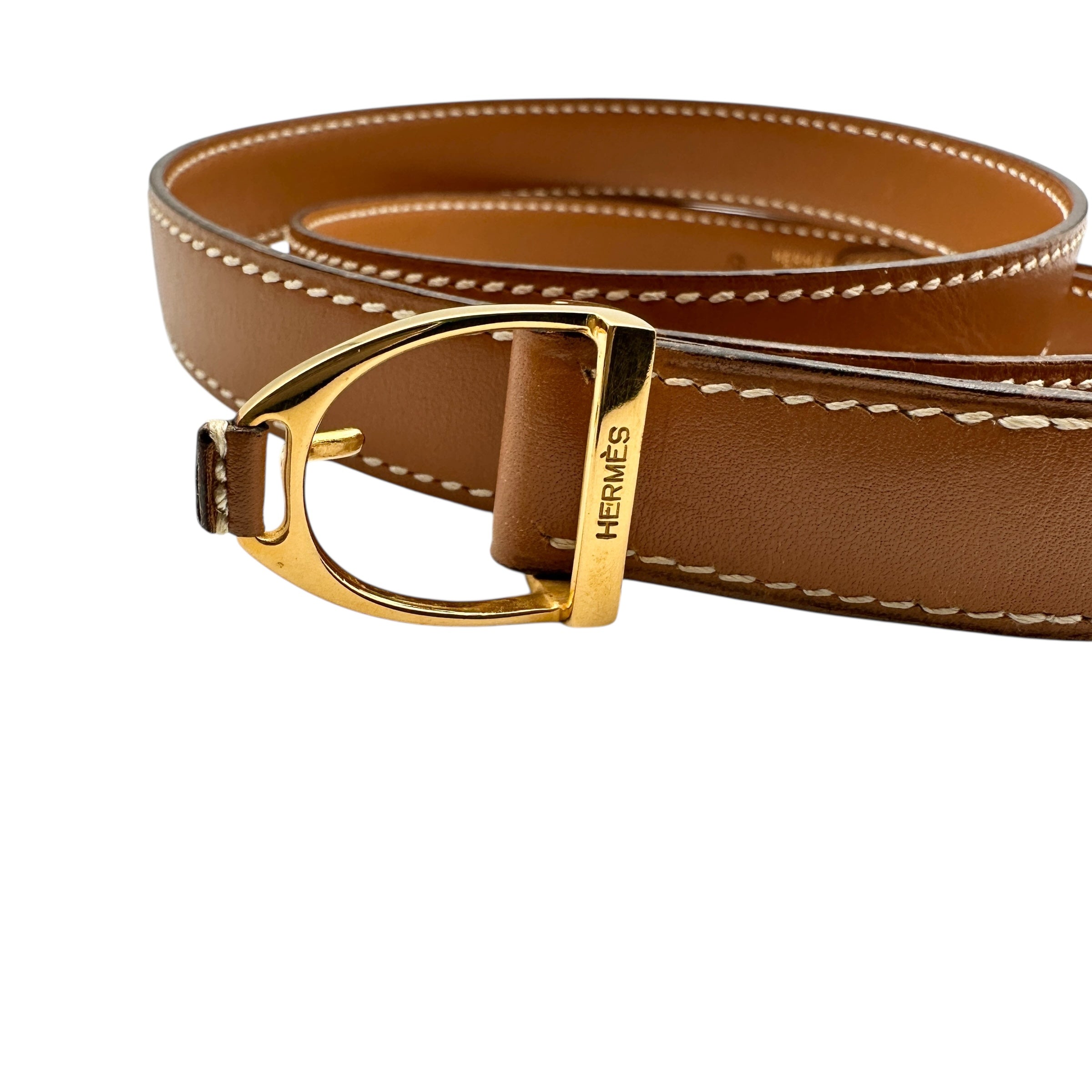 HERMES エルメス ベルト ゴールド