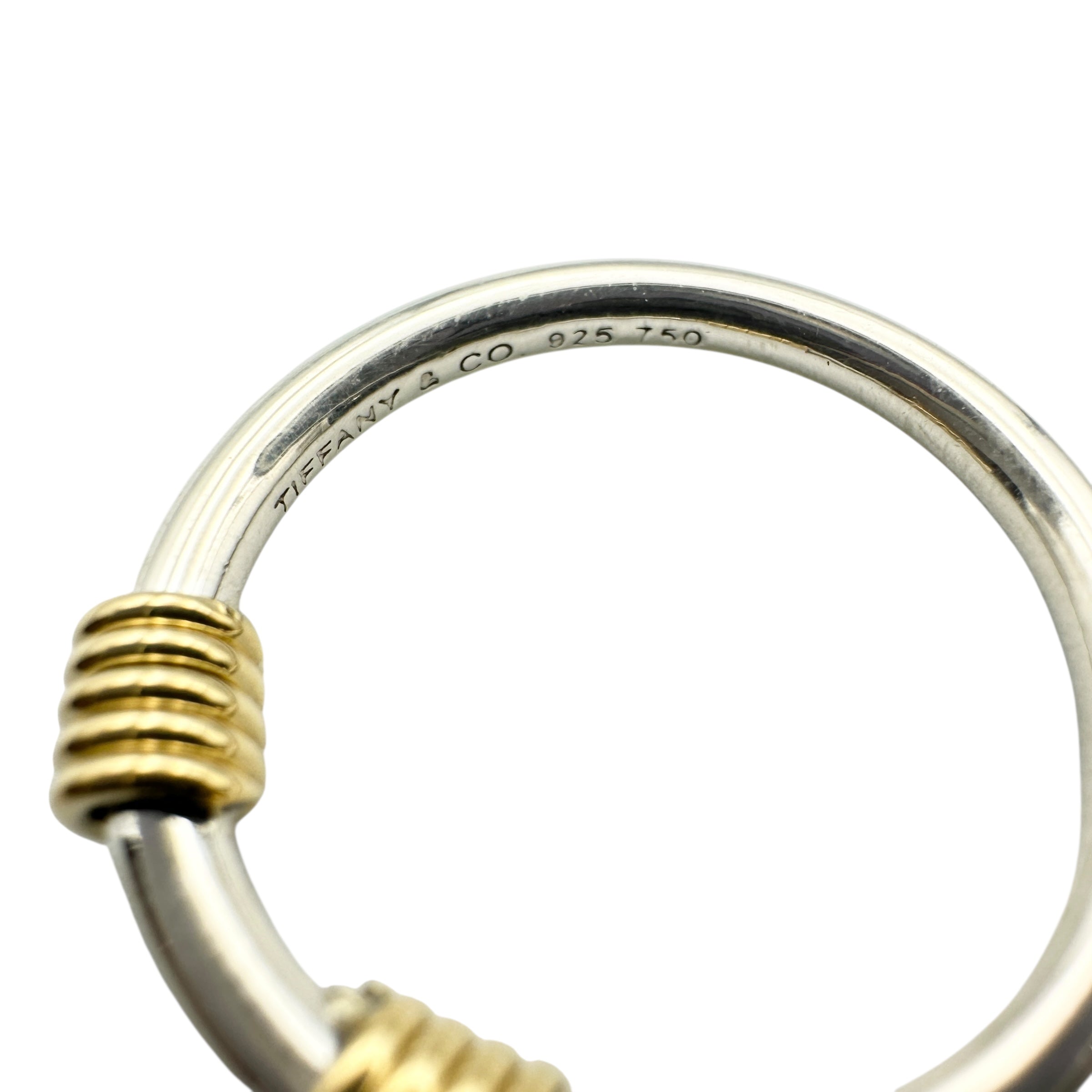 TIFFANY＆Co. ティファニー リング K18×SLV925 #15