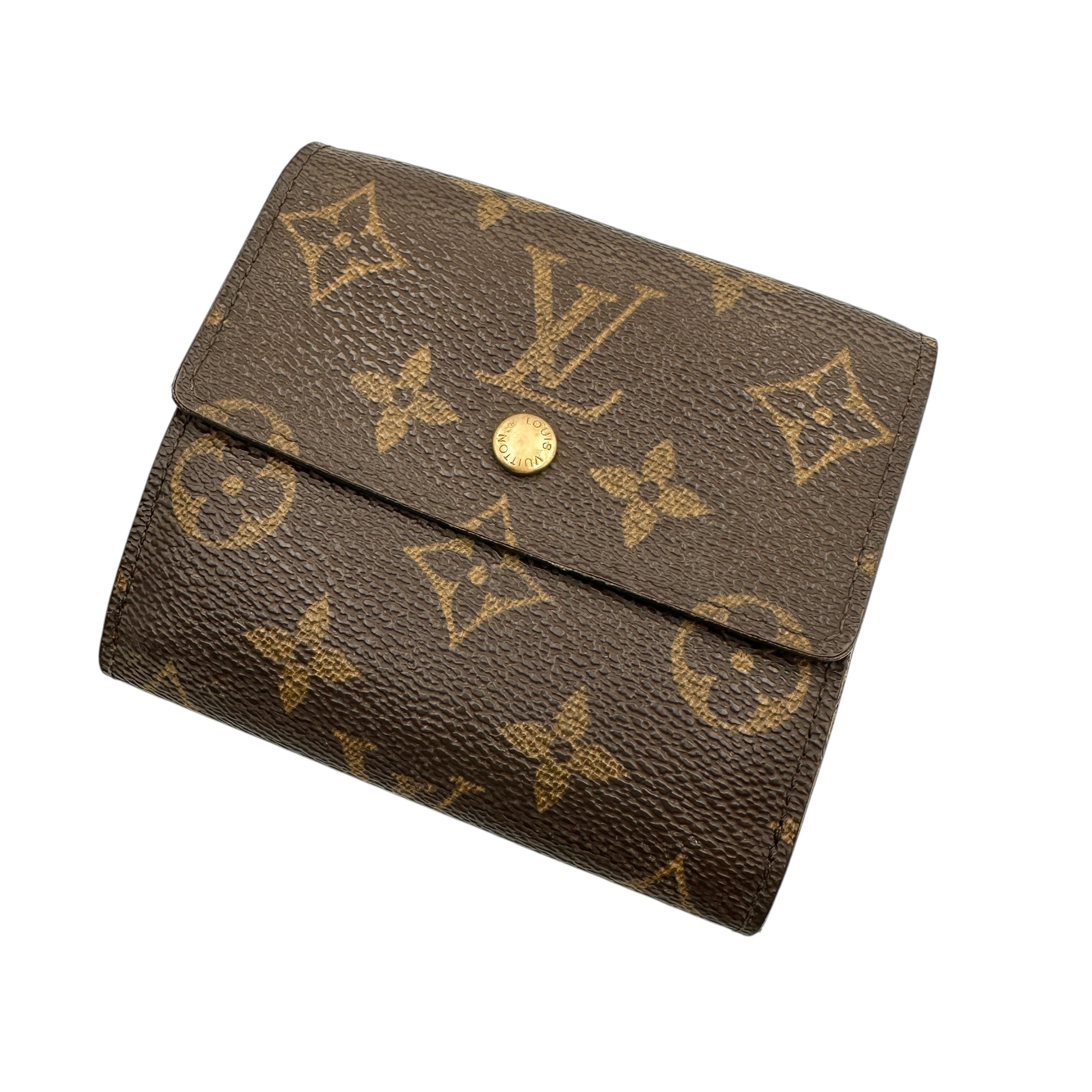 極美品　60 LOUIS VUITTON ルイヴィトン　二つ折り財布　Ｗホック 美品 60 LOUIS VUITTON ルイヴィトン 二つ折り財布 Wホック