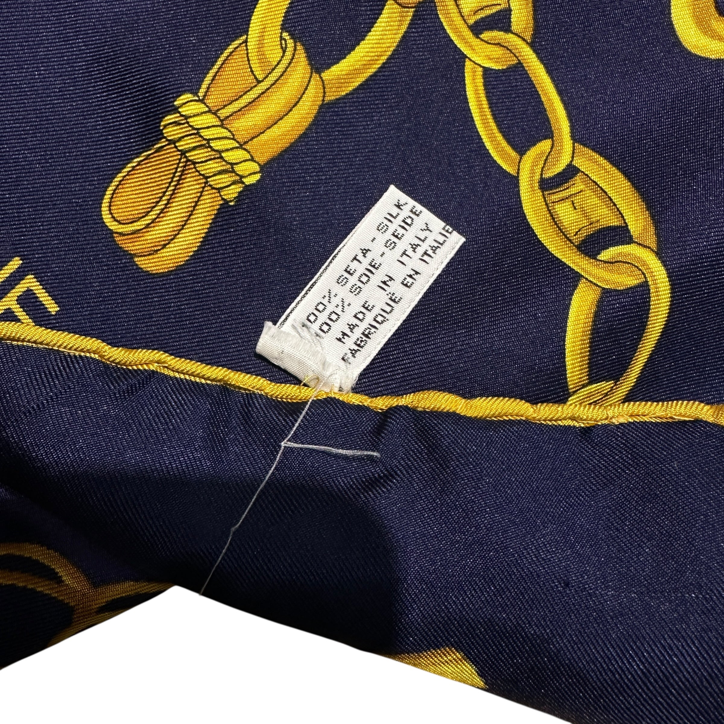 CELINE セリーヌ スカーフ ネイビー