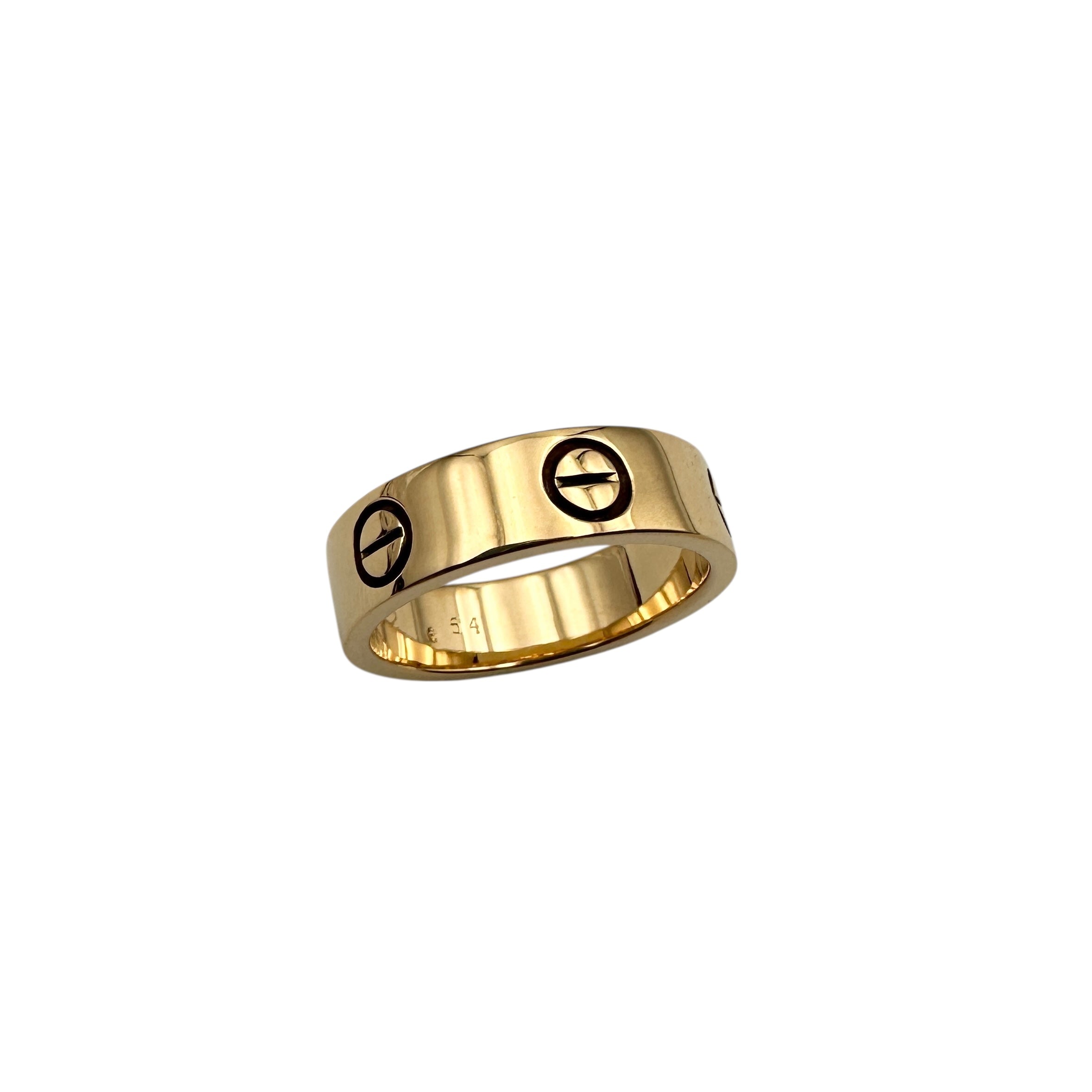 Cartier 54(#14)Cartier☆カルティエ K18 7連 トリニティリング 指輪 