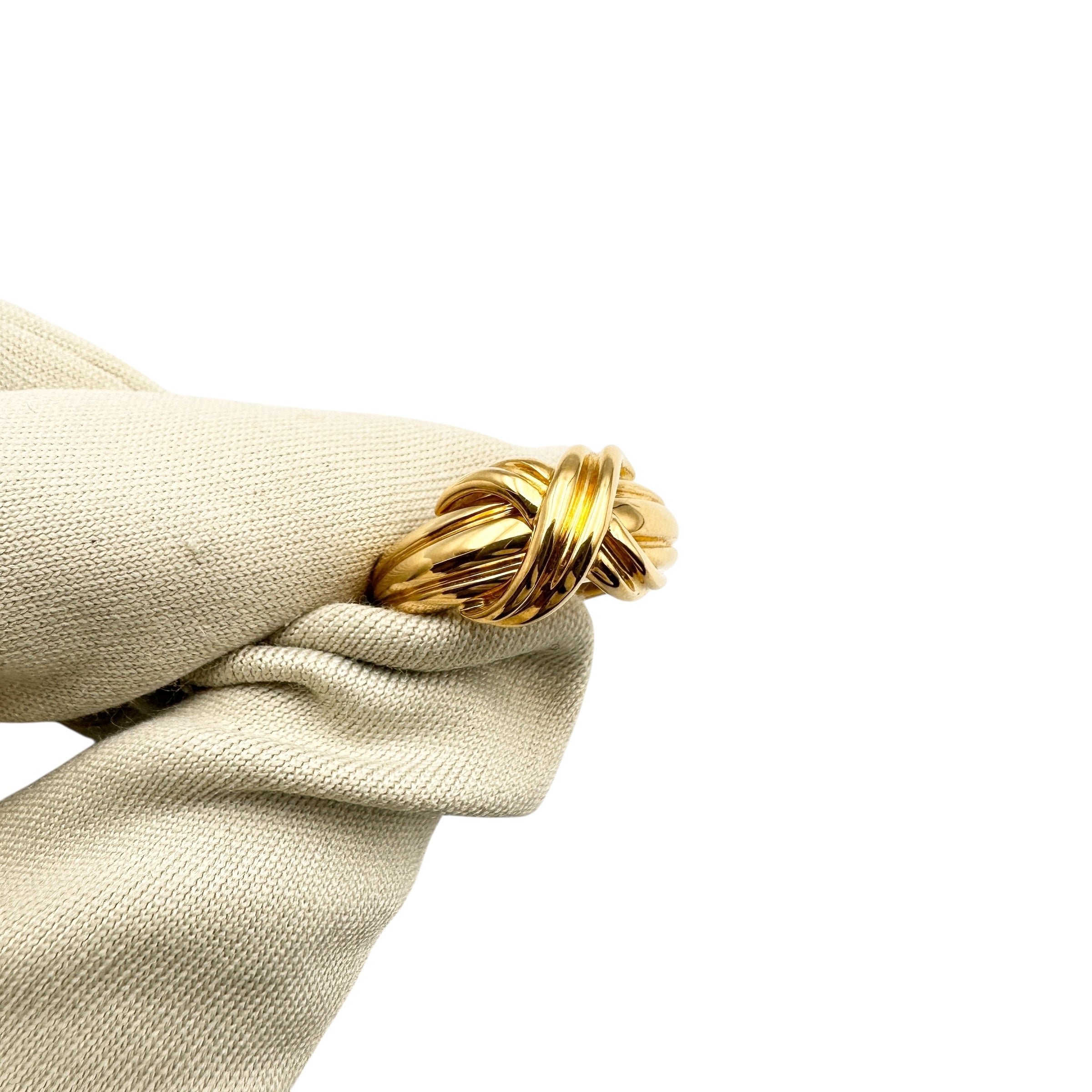 TIFFANY & Co. ティファニー シグネチャー リング K18YG #10