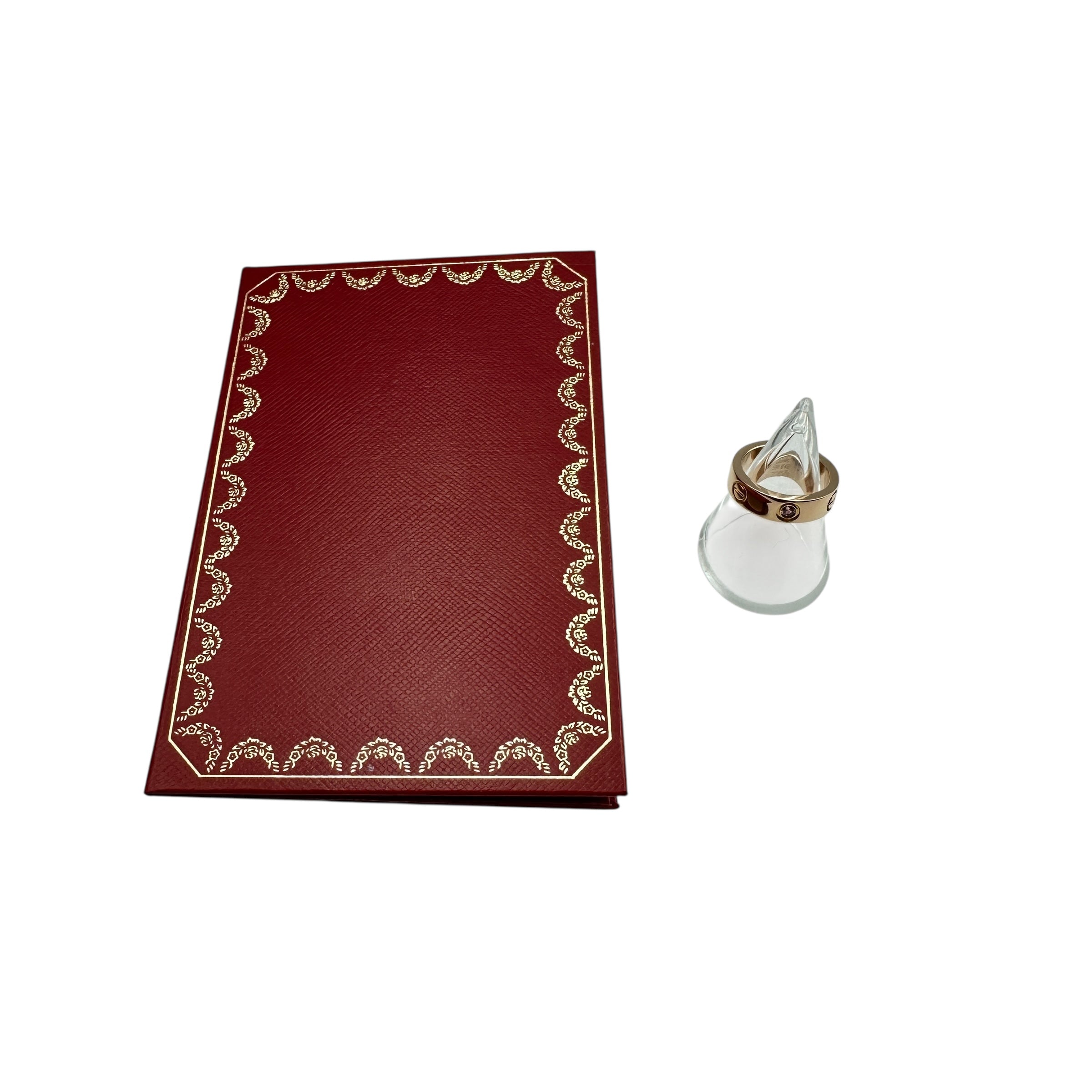 Cartier カルティエ ラブ リング 1Pピンクサファイヤ K18PG