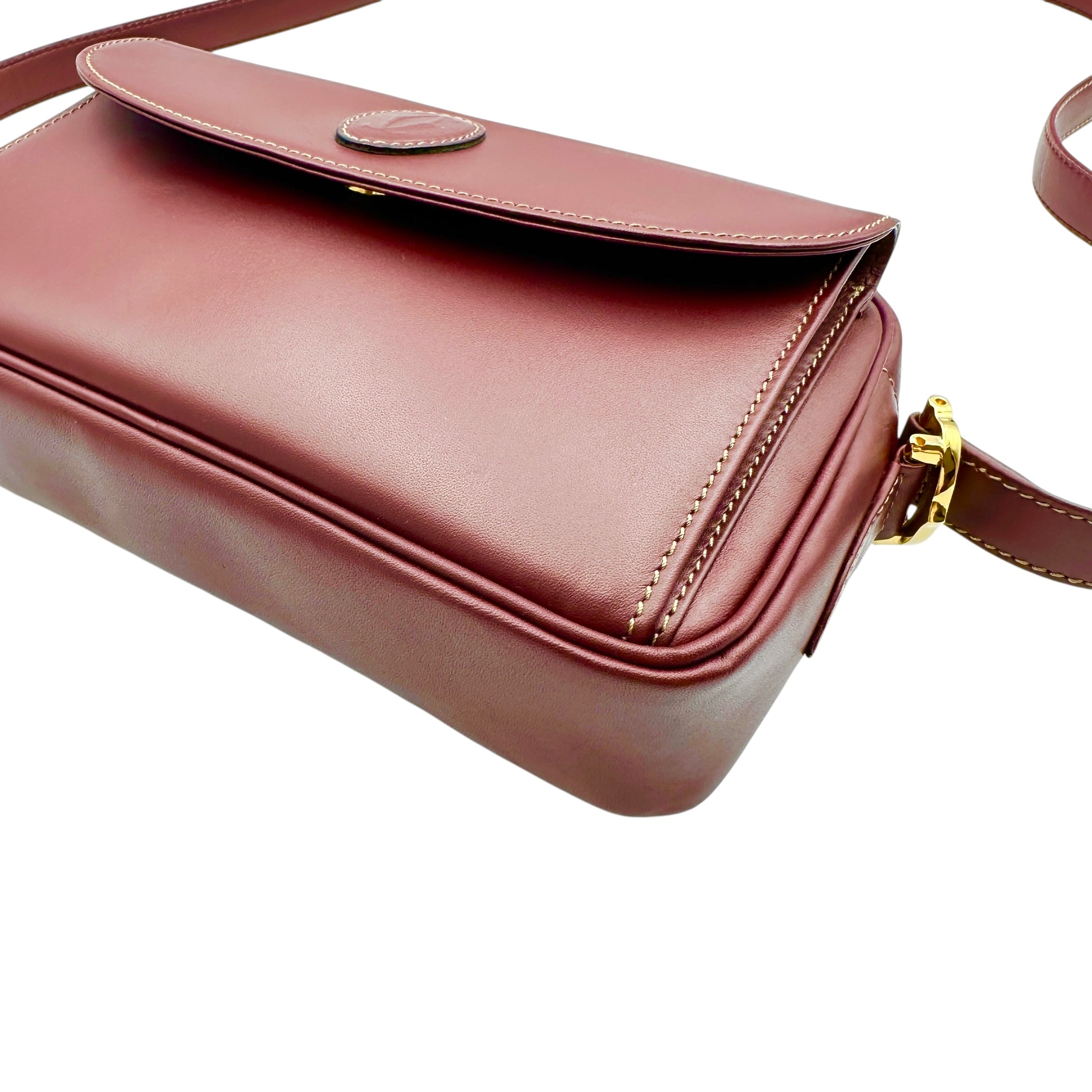 【美品】●Cartier カルティエ ●ショルダーバッグ  肩掛け鞄 収納袋付 Cartier カルティエ マスト ショルダーバッグ