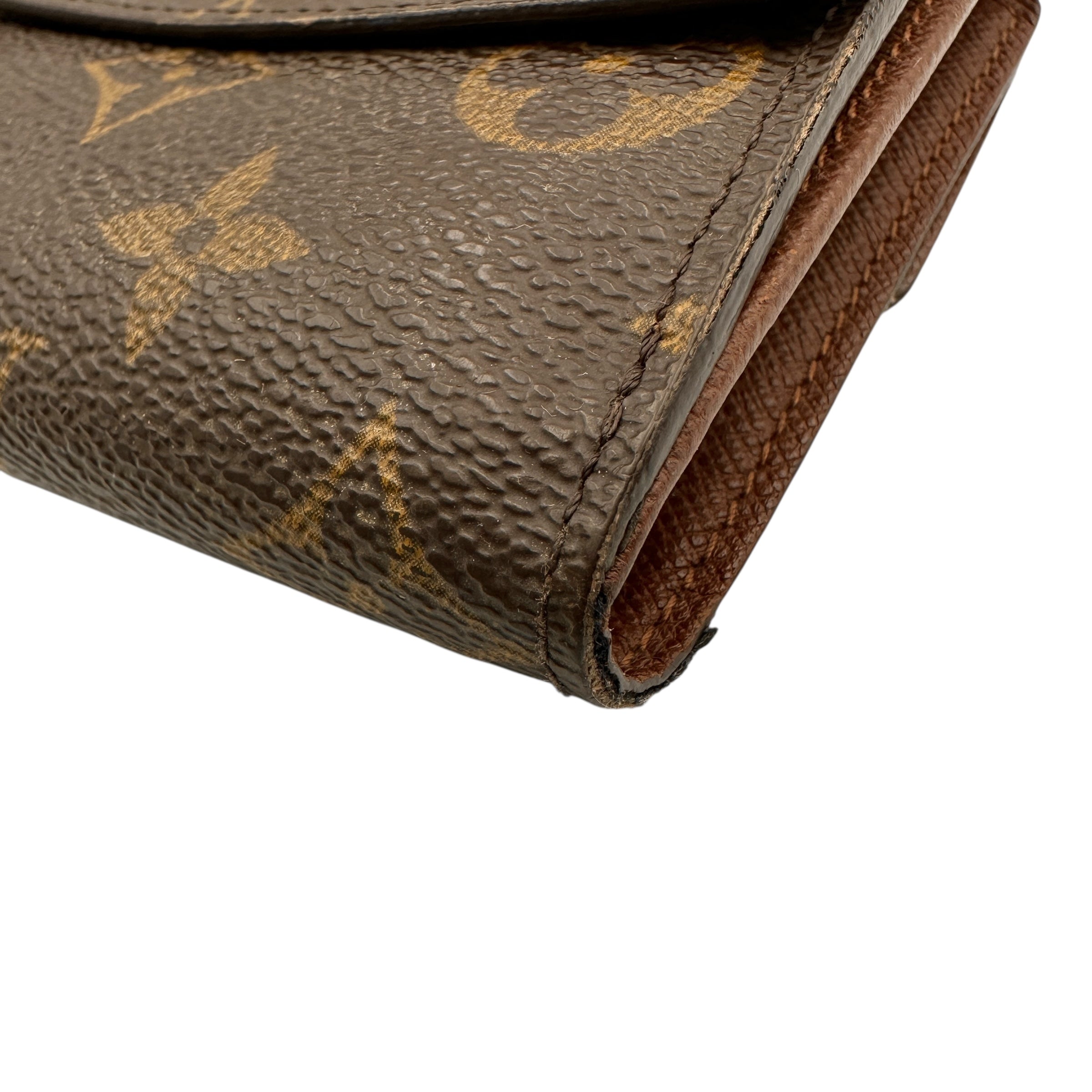 極美品　60 LOUIS VUITTON ルイヴィトン　二つ折り財布　Wホック 美品 60 LOUIS VUITTON ルイヴィトン 二つ折り財布 Wホック