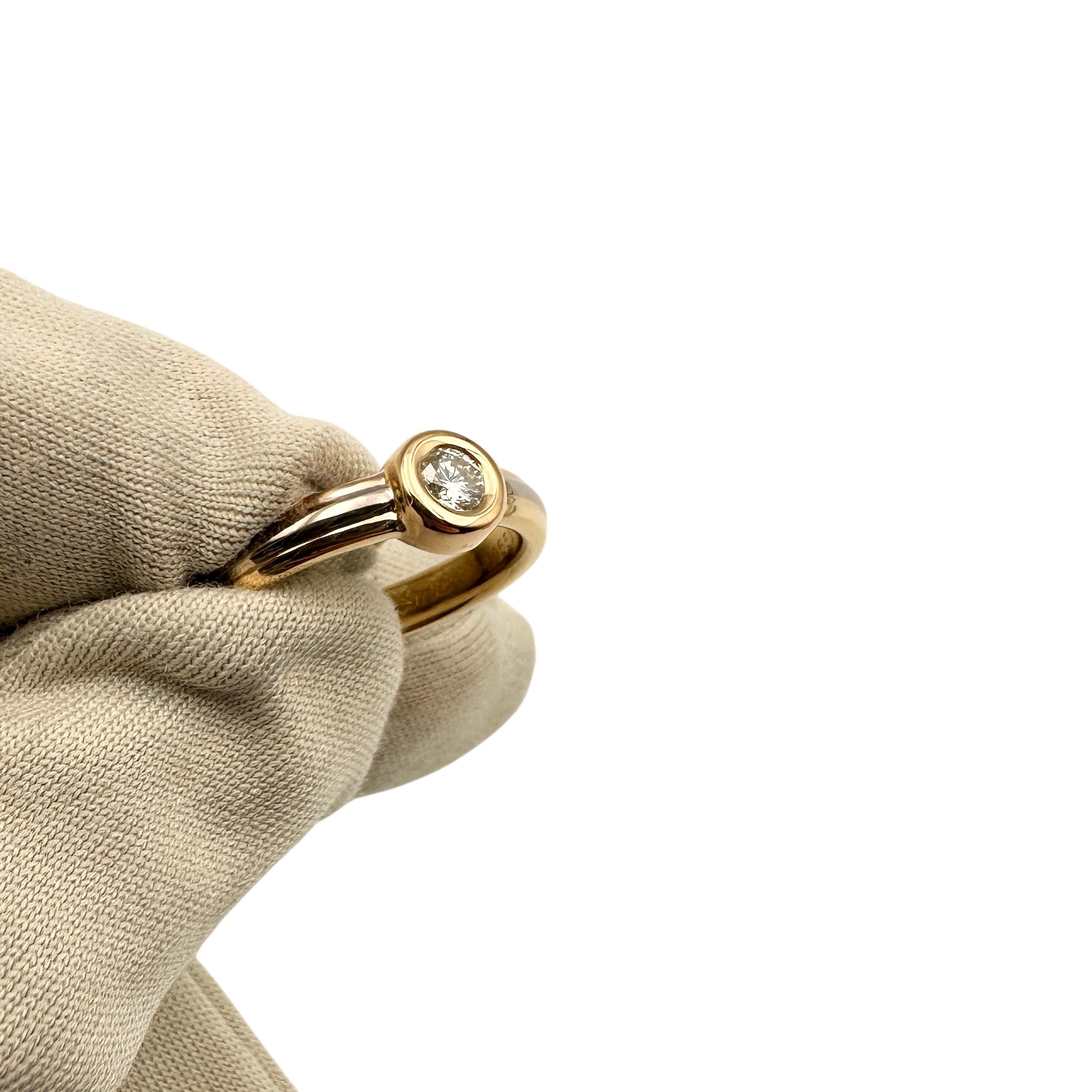 Cartier カルティエ モノストーン リング K18スリーゴールド #51