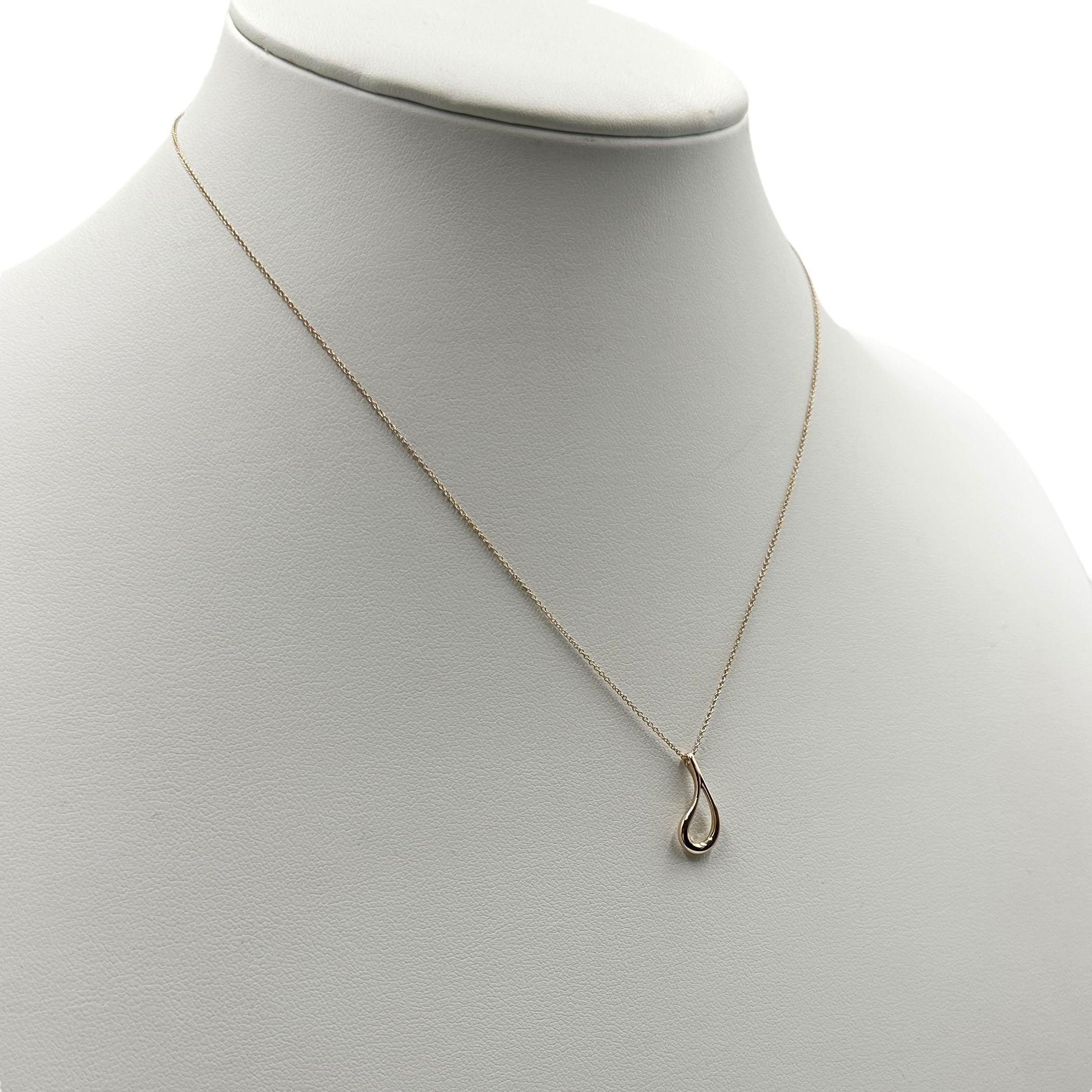 TIFFANY & Co. ティファニー オープン ティアドロップ ネックレス