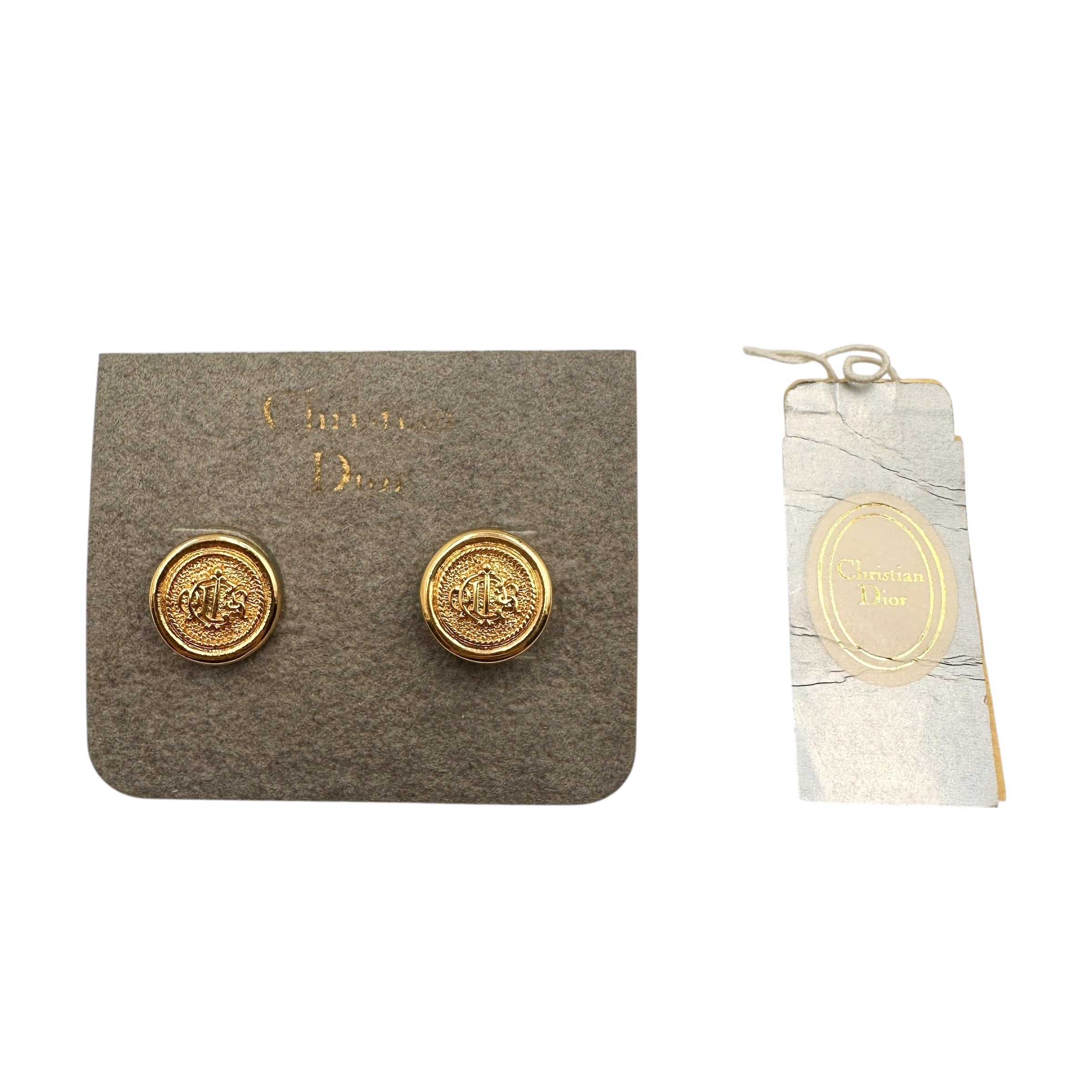 Christian Dior ディオール ラウンド ピアス