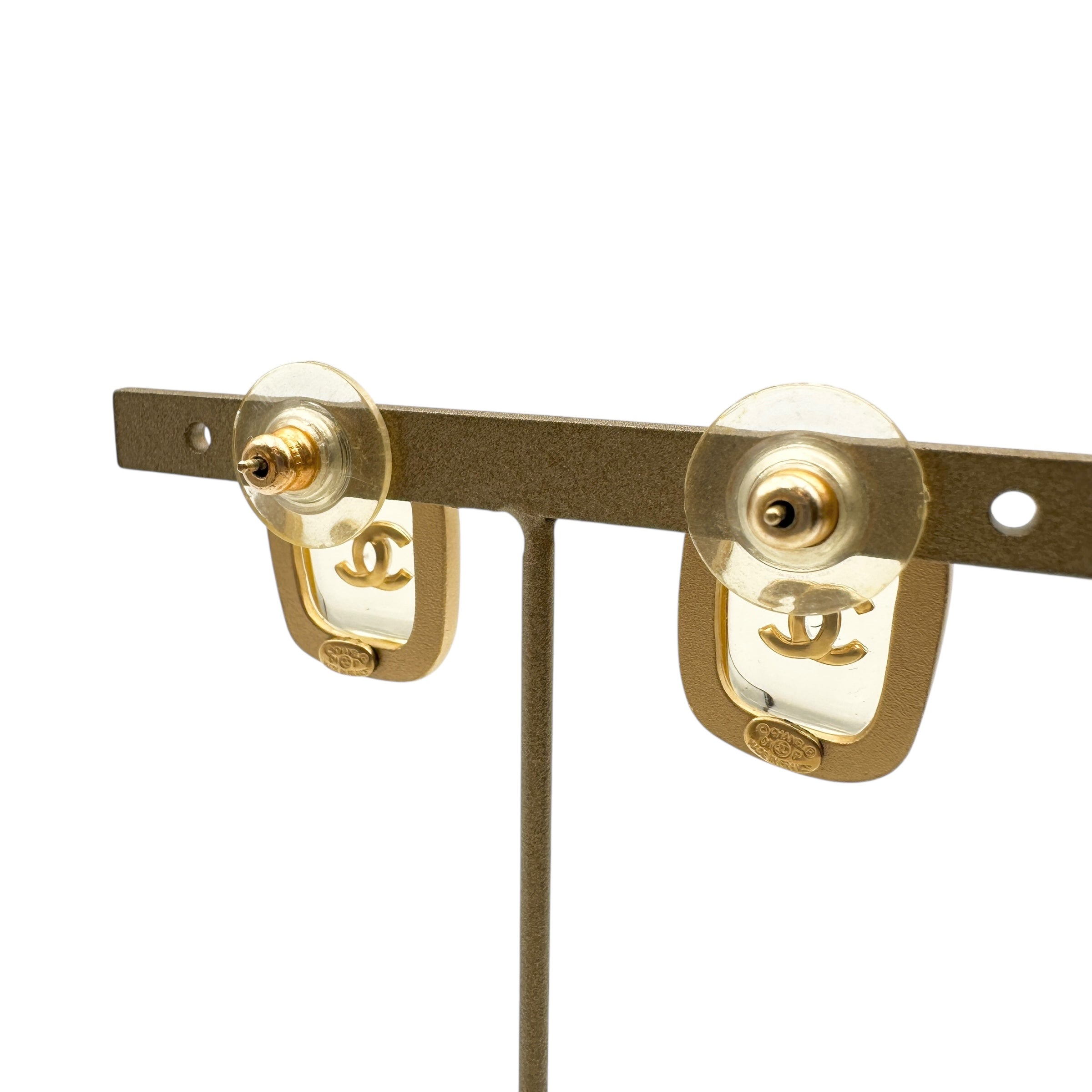 CHANEL シャネル 01P ココ ピアス ストーン