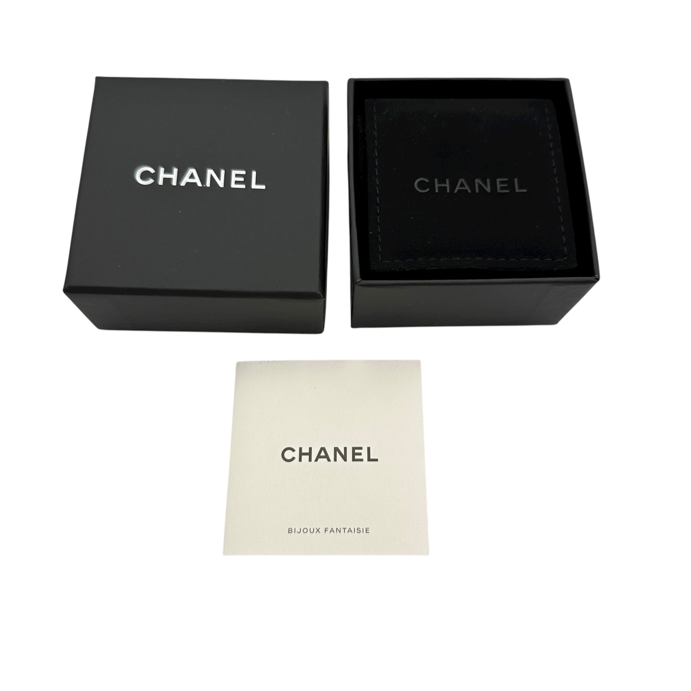 CHANEL シャネル B20C ココ ラインストーン ピアス