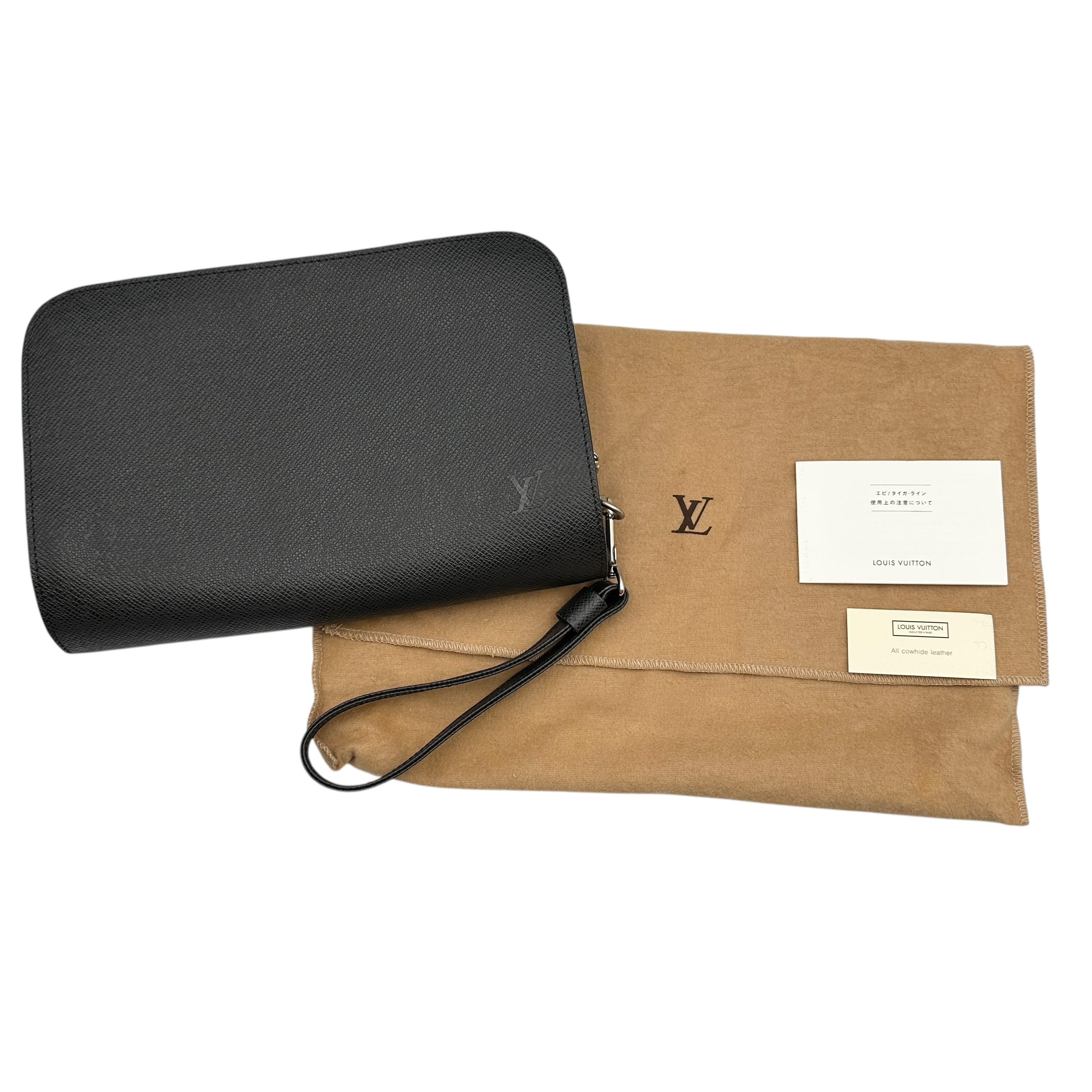 LOUIS VUITTON ルイ・ヴィトン タイガ バイカル セカンドバッグ ブラック