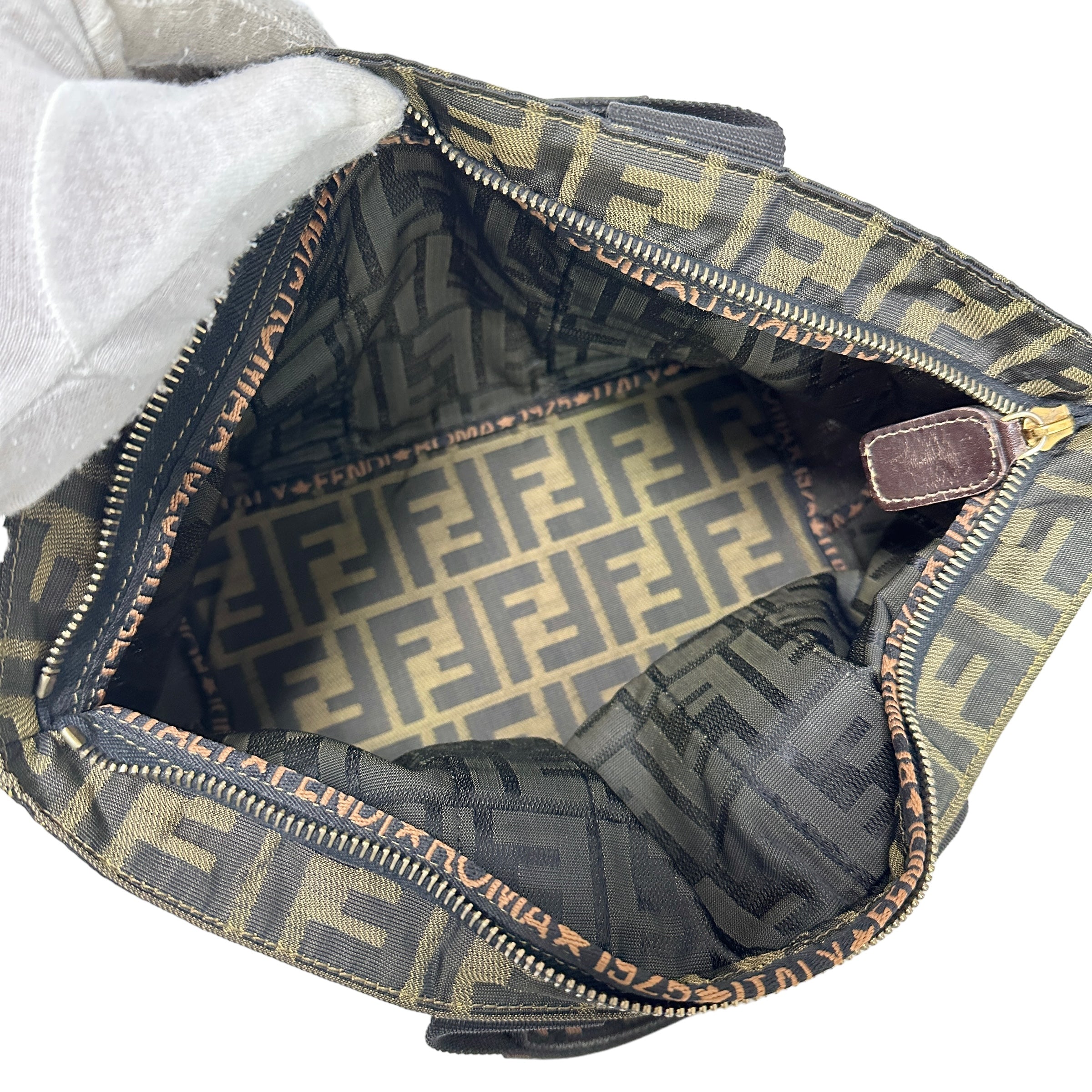 FENDI フェンディ ズッカ ハンドバッグ
