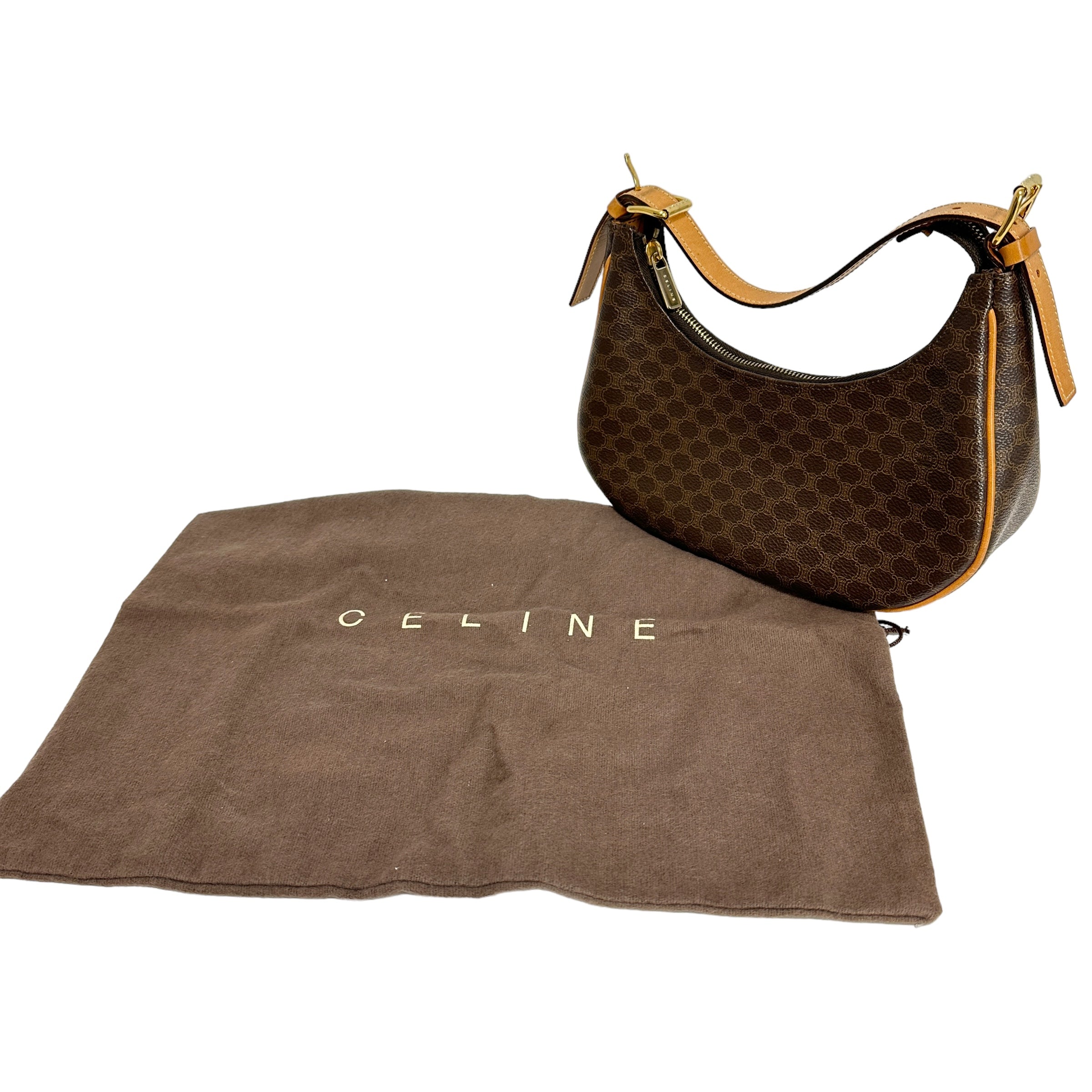 CELINE セリーヌ マカダム ワンショルダーバッグ