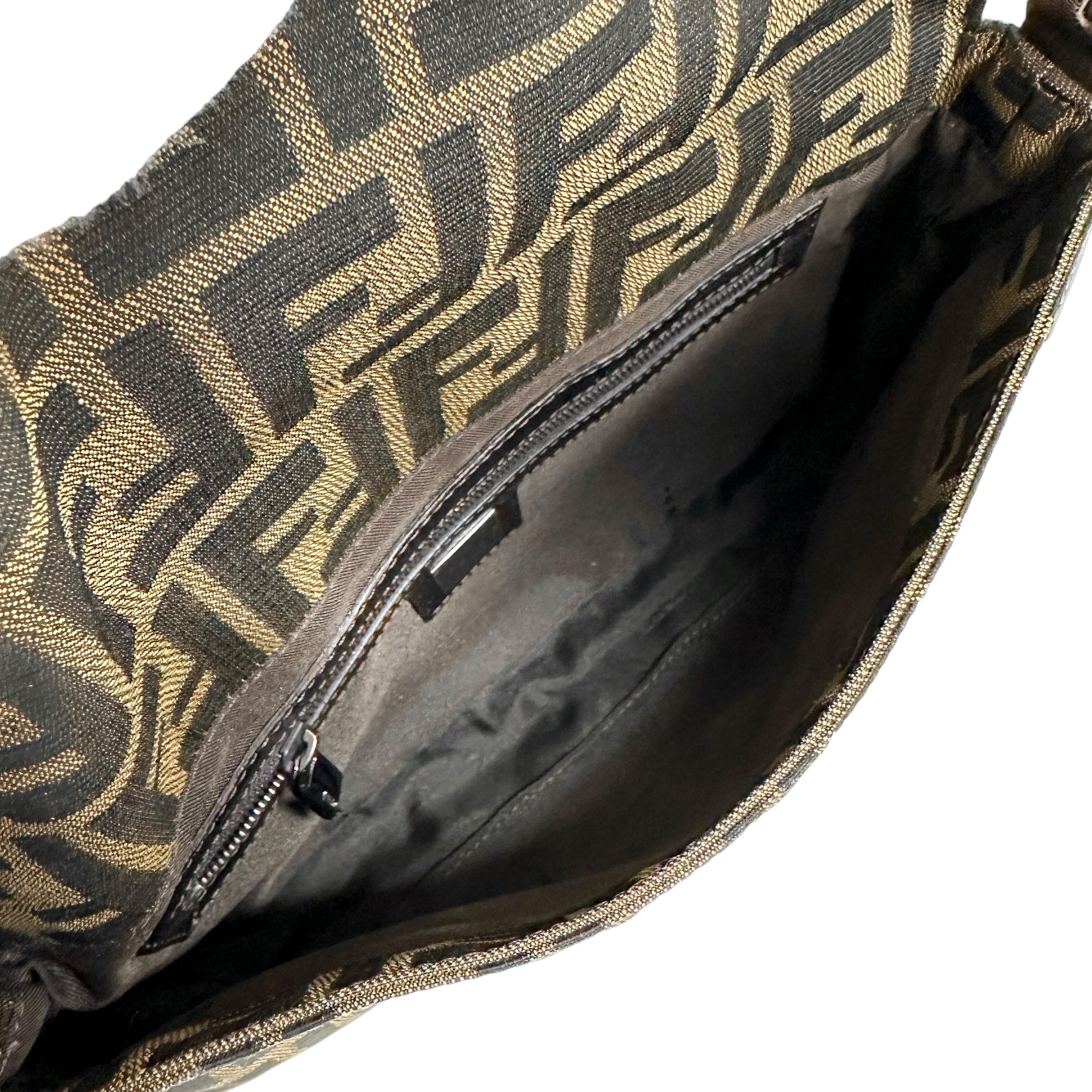 FENDI フェンディ ズッカ マンマバケット ワンショルダーバッグ