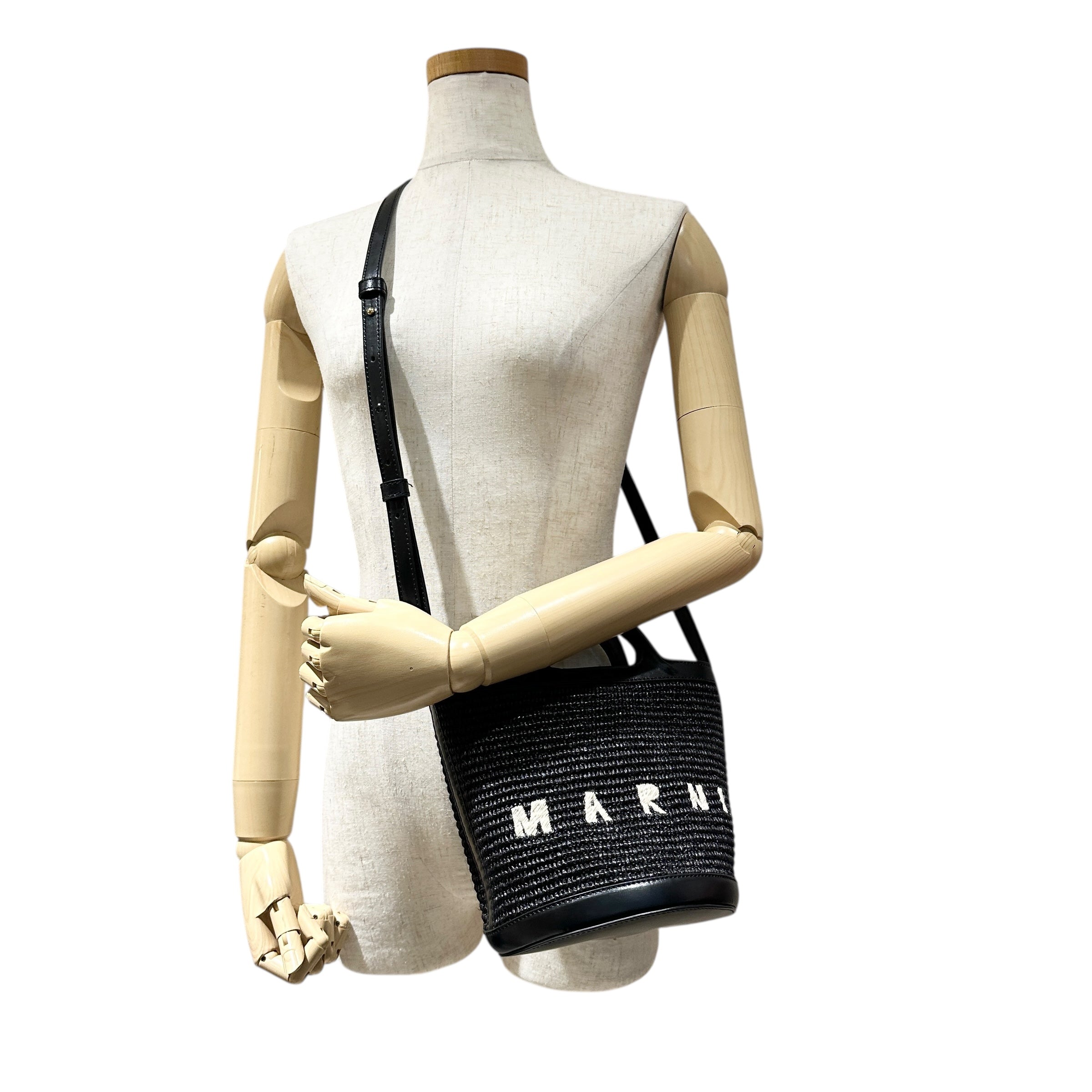 MARNI マルニ ラフィア 2WAYバッグ