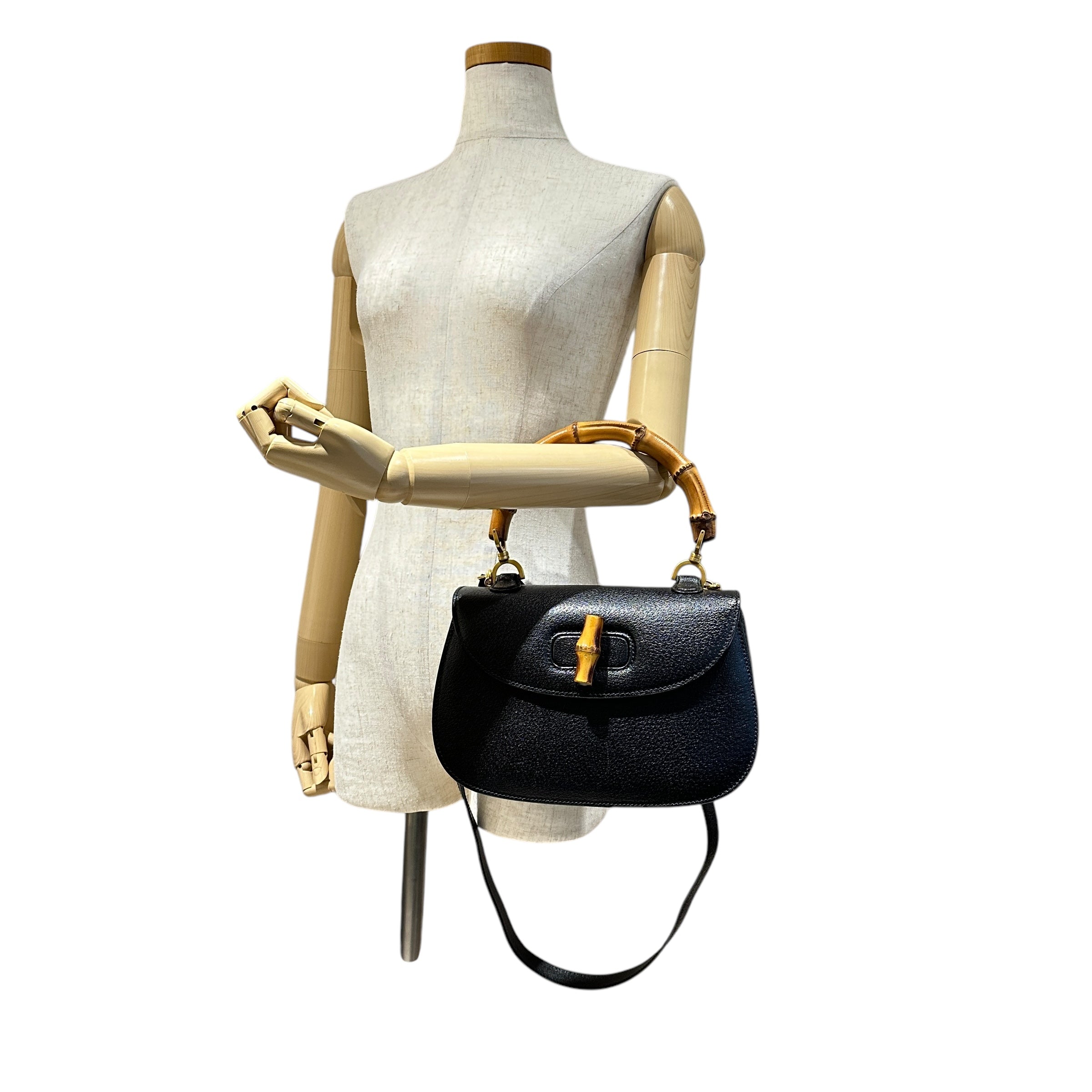 GUCCI グッチ バンブー ２WAYショルダーバッグ