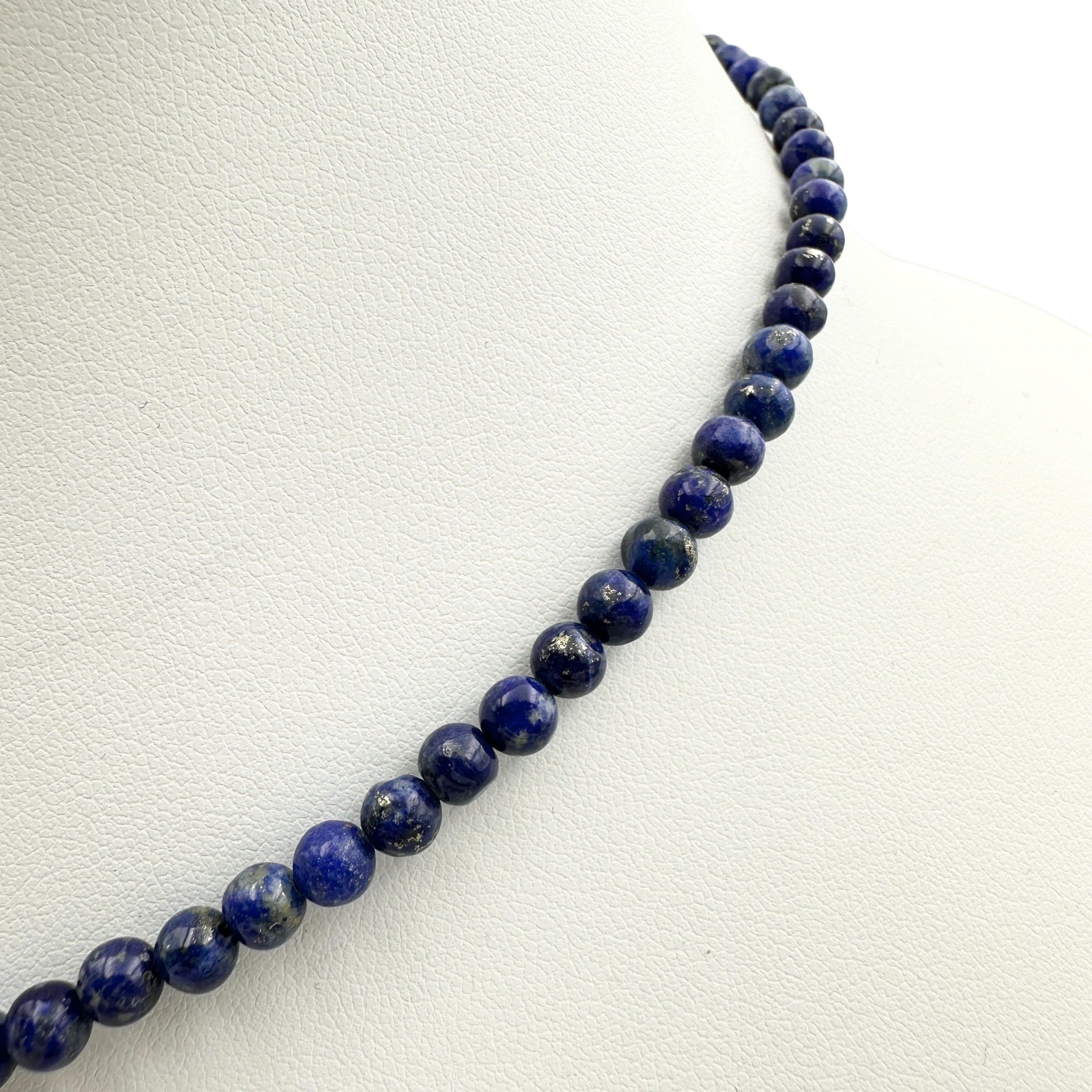 ラピスラズリネックレス K18YG