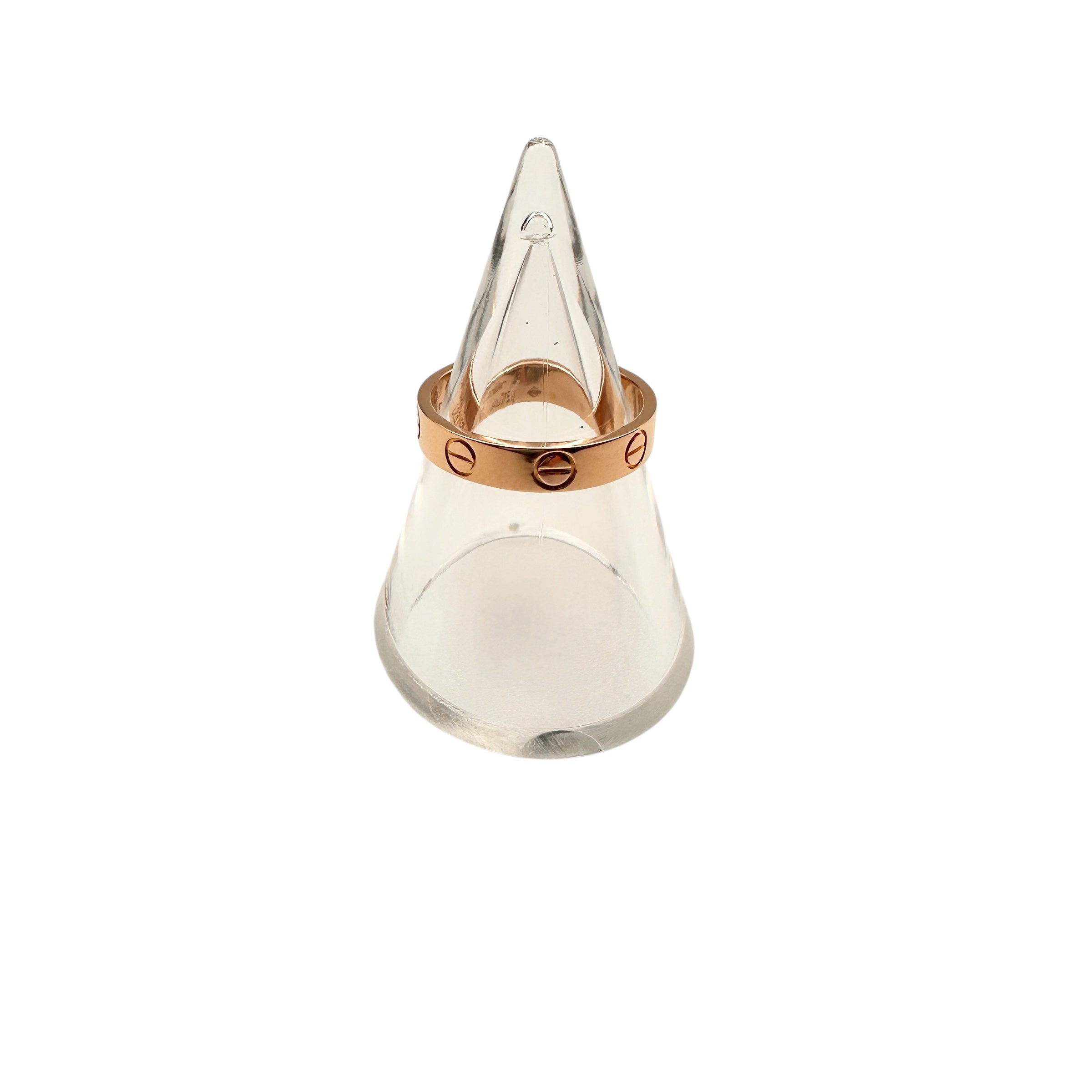 Cartier カルティエ ミニ ラブ リング K18PG #49