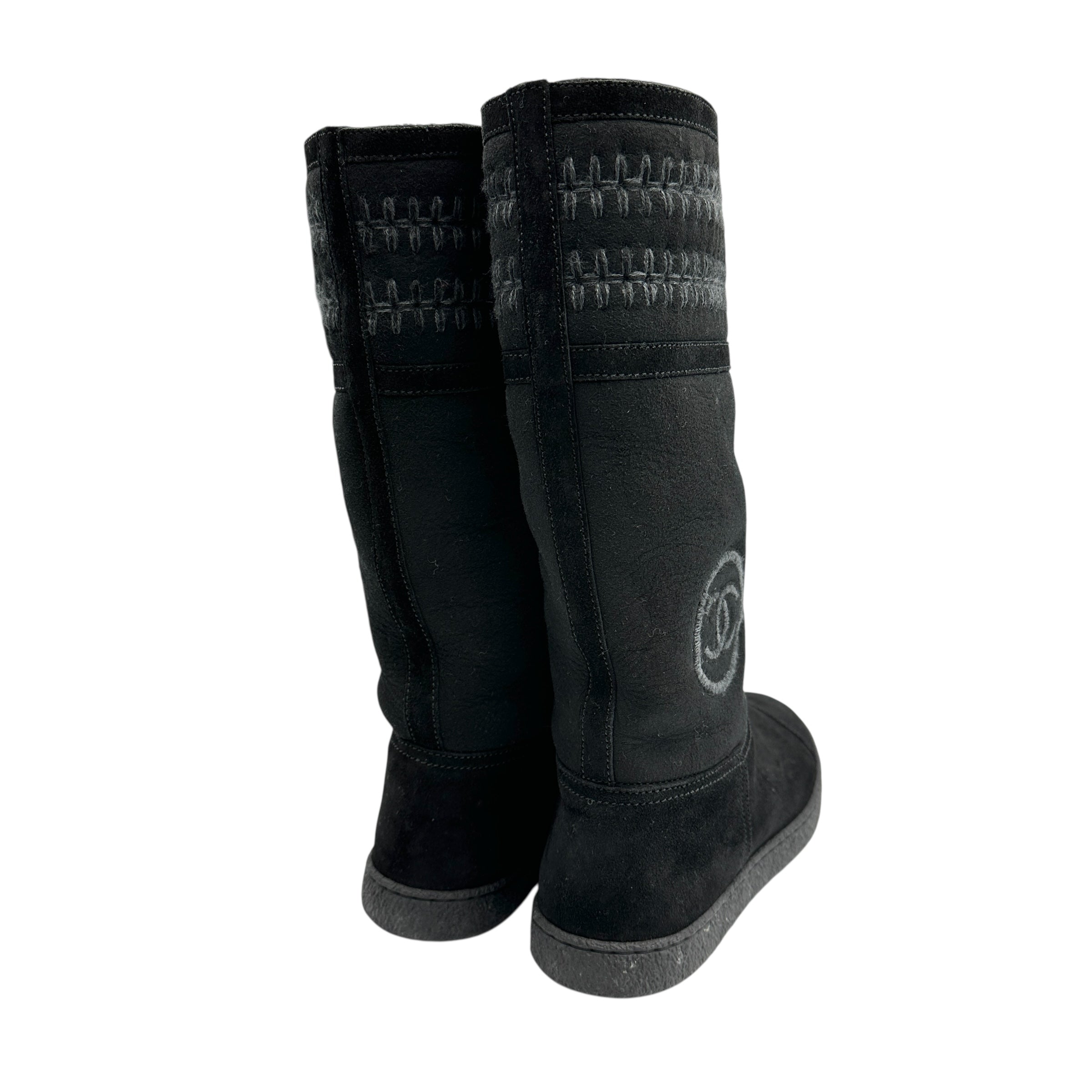 CHANEL シャネル ムートンブーツ