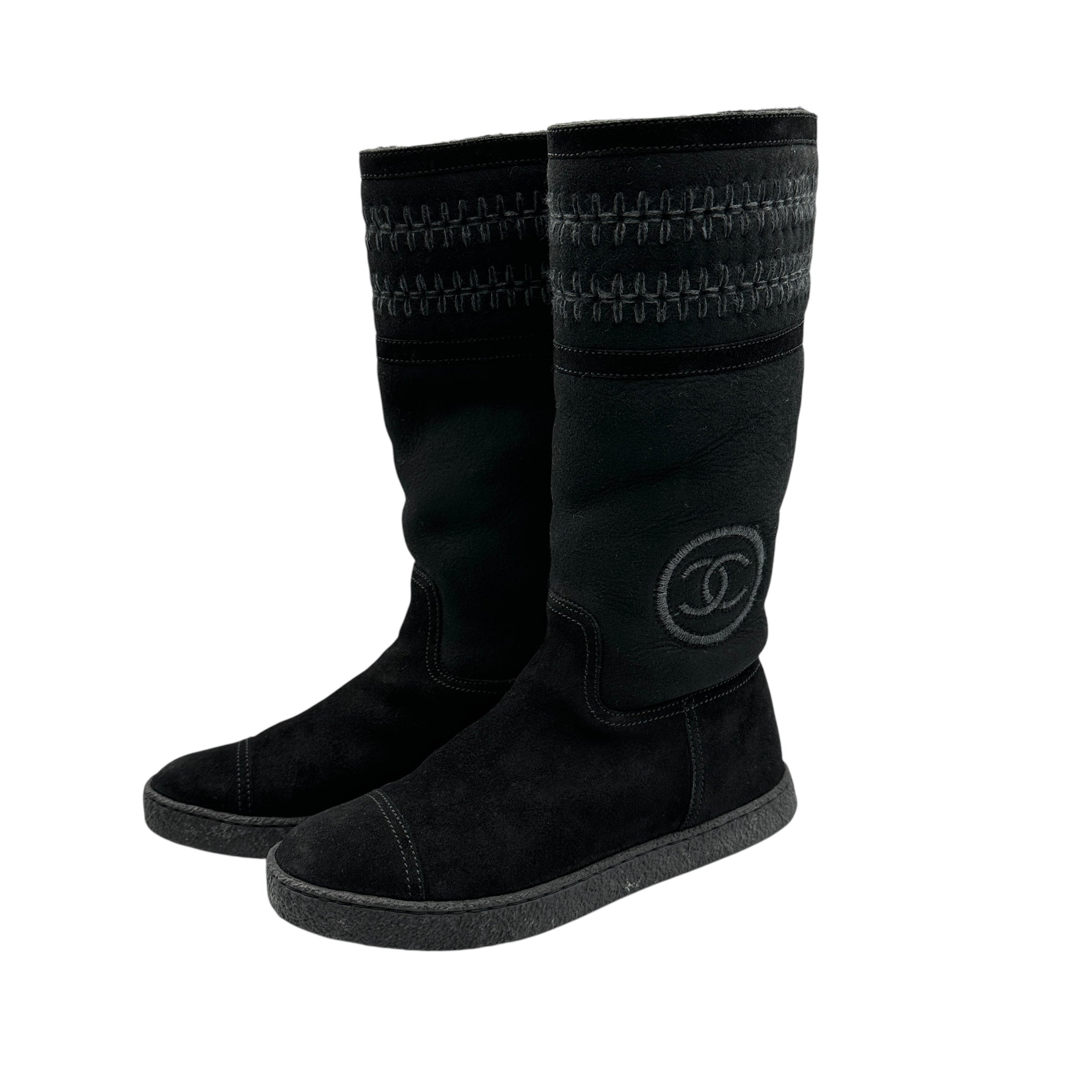 CHANEL シャネル ムートンブーツ