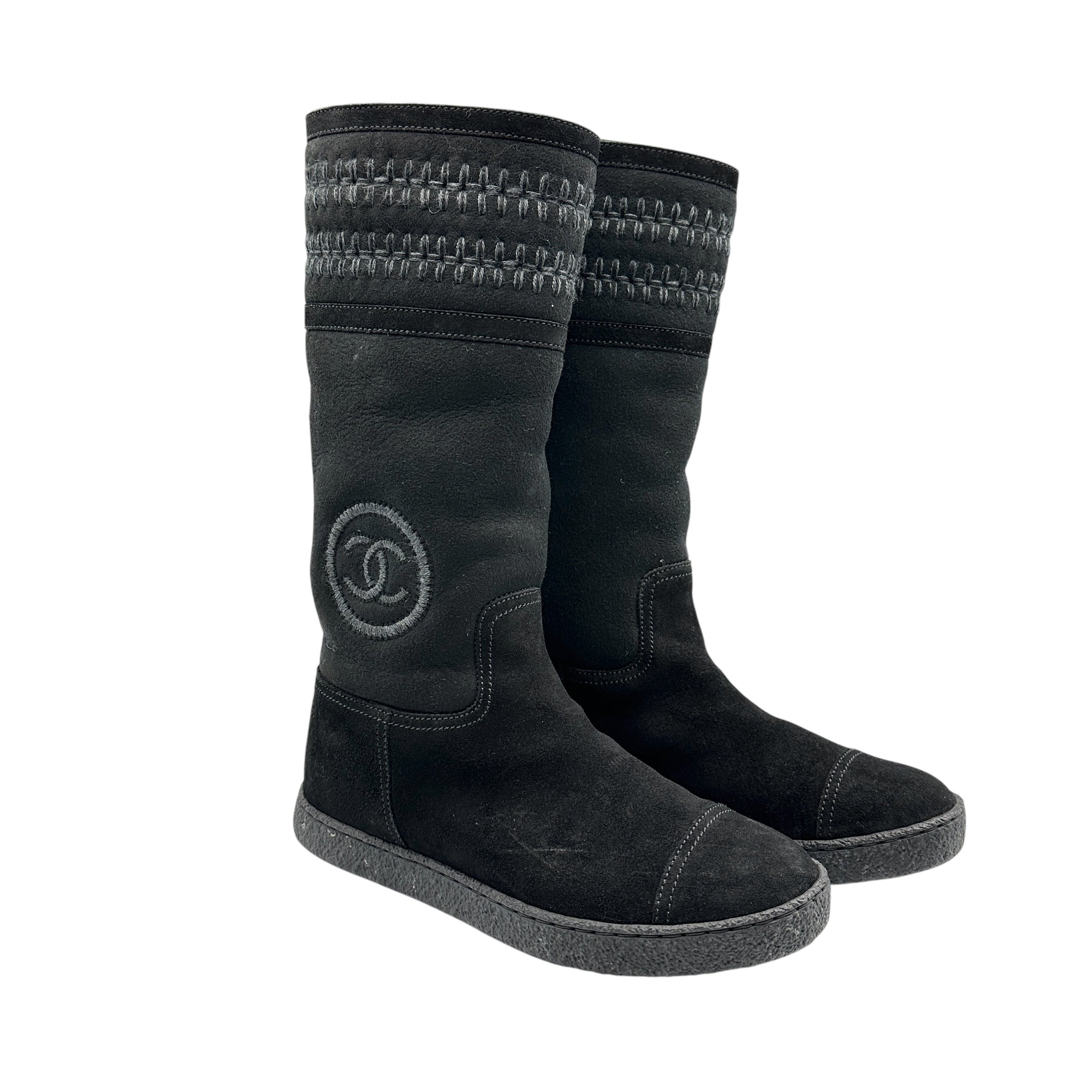 CHANEL ムートンブーツ CHANEL シャネル ムートンブーツ